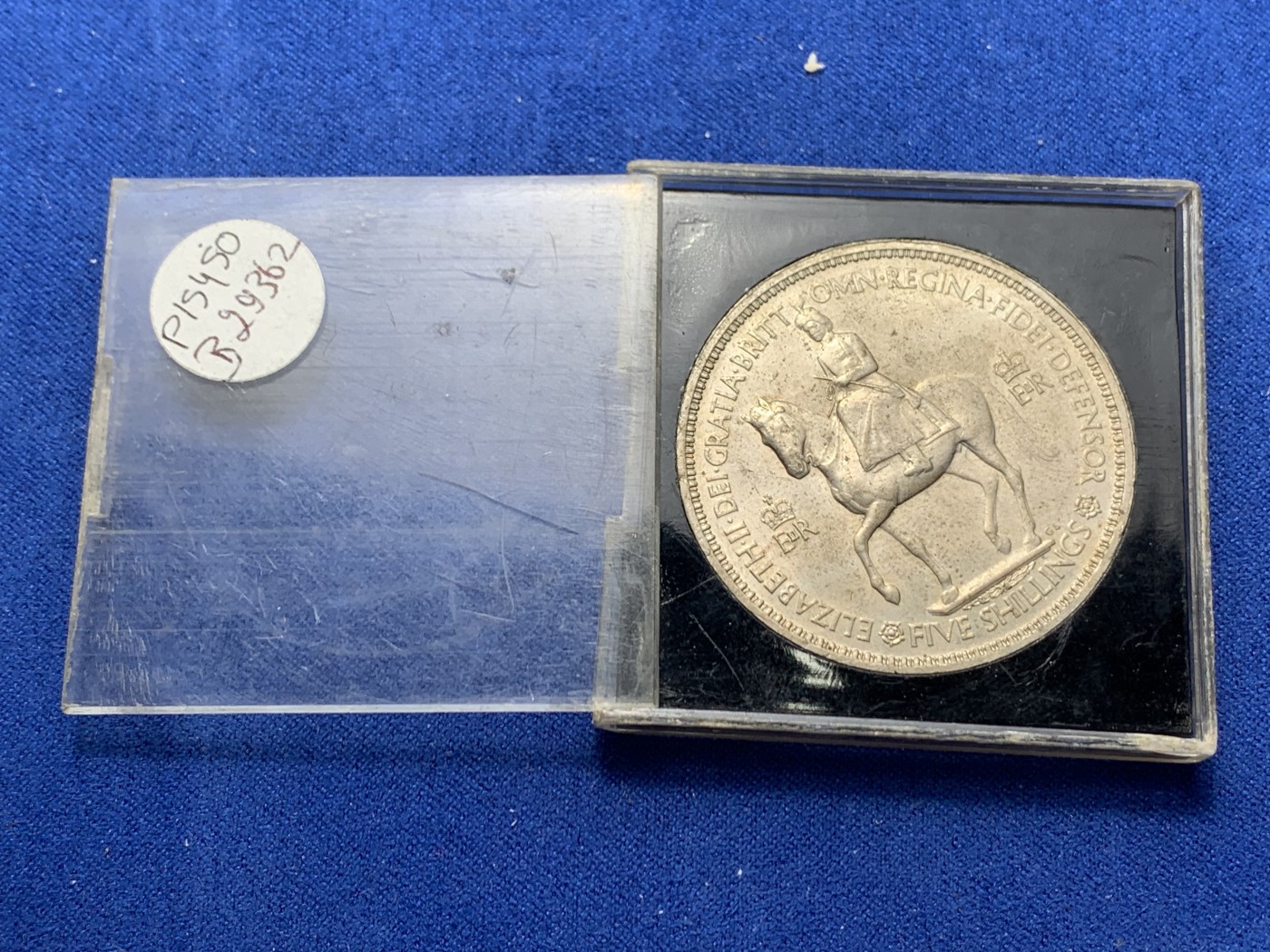 《竞宝斋》第247场-周日，周一 ，周二3场连拍 (全场包邮) 英国 1953 伊丽杉白二世 登基纪念 克朗币