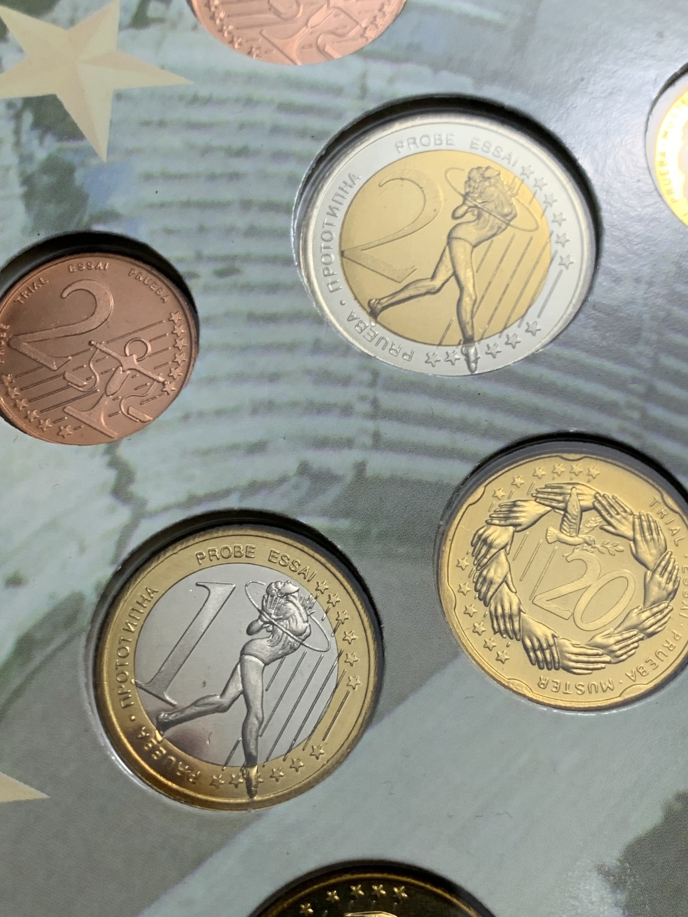 《竞宝斋》第247场-周日，周一 ，周二3场连拍 (全场包邮) 保加利亚2004年纪念奥运会8枚装套币