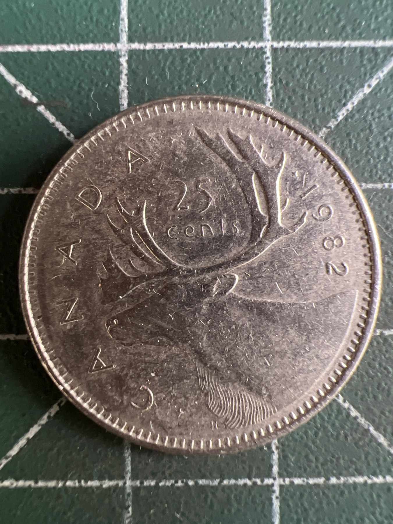 第550期 硬币专场 （无押金，捡漏，全场50包邮，偏远地区除外，接收代拍业务） 加拿大25分 青年 1982年