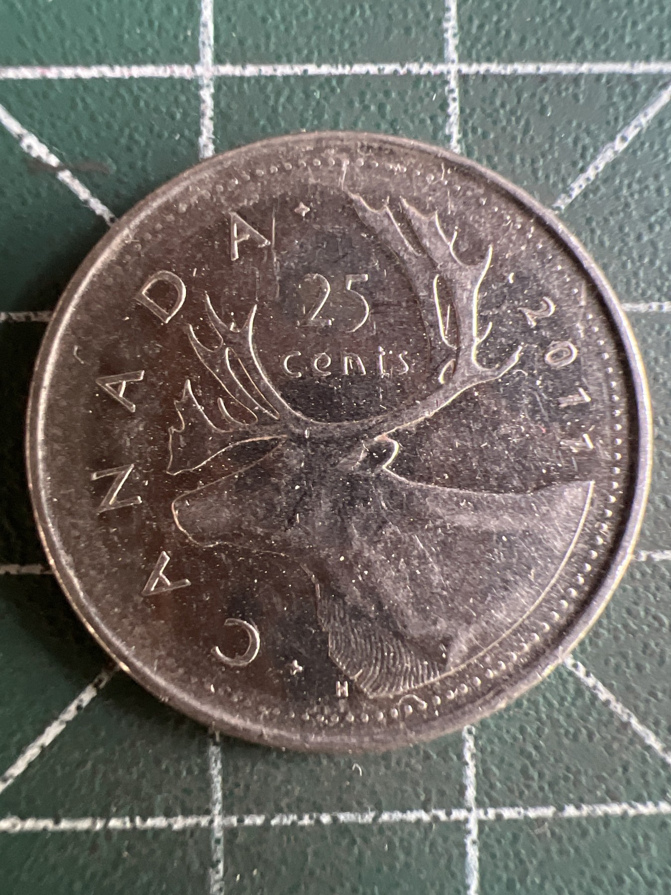 第550期 硬币专场 （无押金，捡漏，全场50包邮，偏远地区除外，接收代拍业务） 加拿大25分 老年 2011年