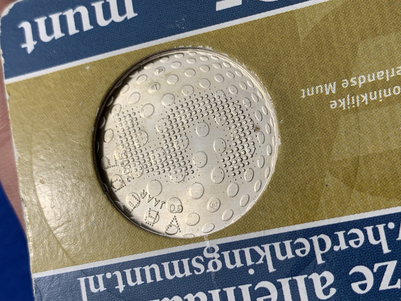 《竞宝斋》第247场-周日，周一 ，周二3场连拍 (全场包邮) 荷兰2005年5欧元银币封装