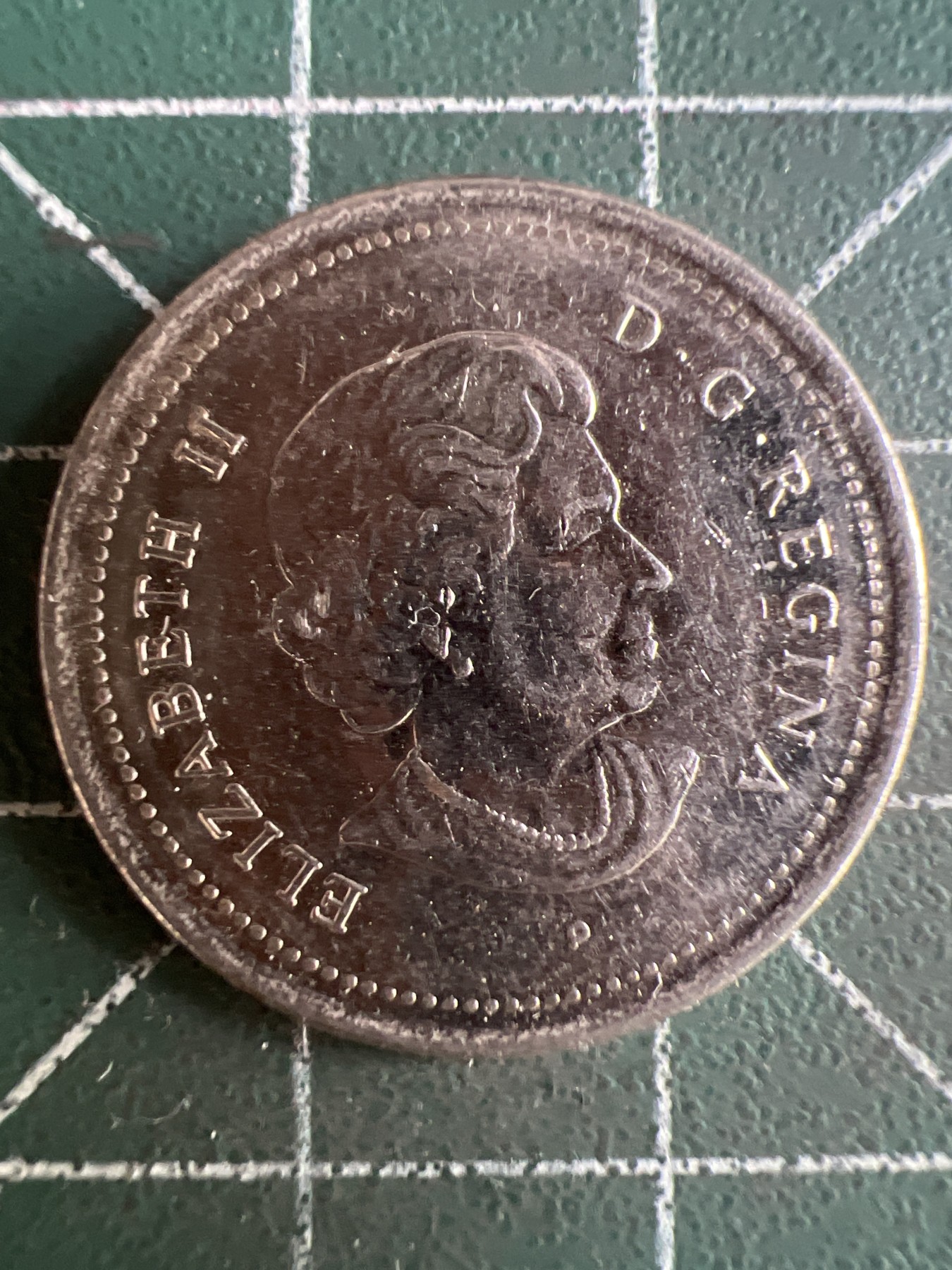 第550期 硬币专场 （无押金，捡漏，全场50包邮，偏远地区除外，接收代拍业务） 加拿大25分 老年 2005年