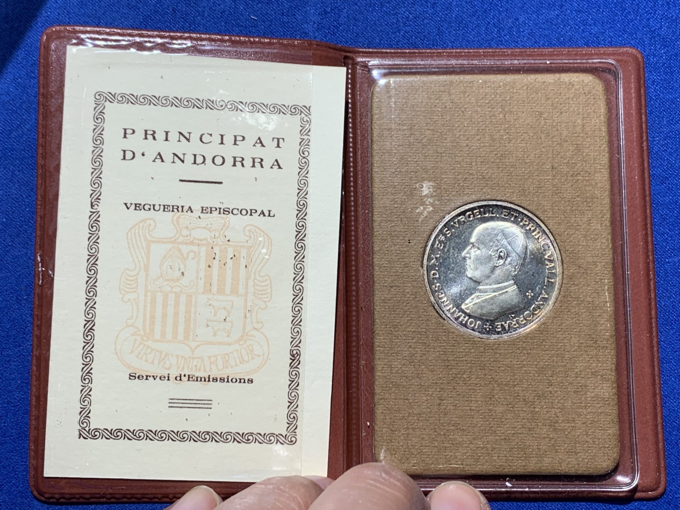 《竞宝斋》第247场-周日，周一 ，周二3场连拍 (全场包邮) 安道尔 1980 纪念银章