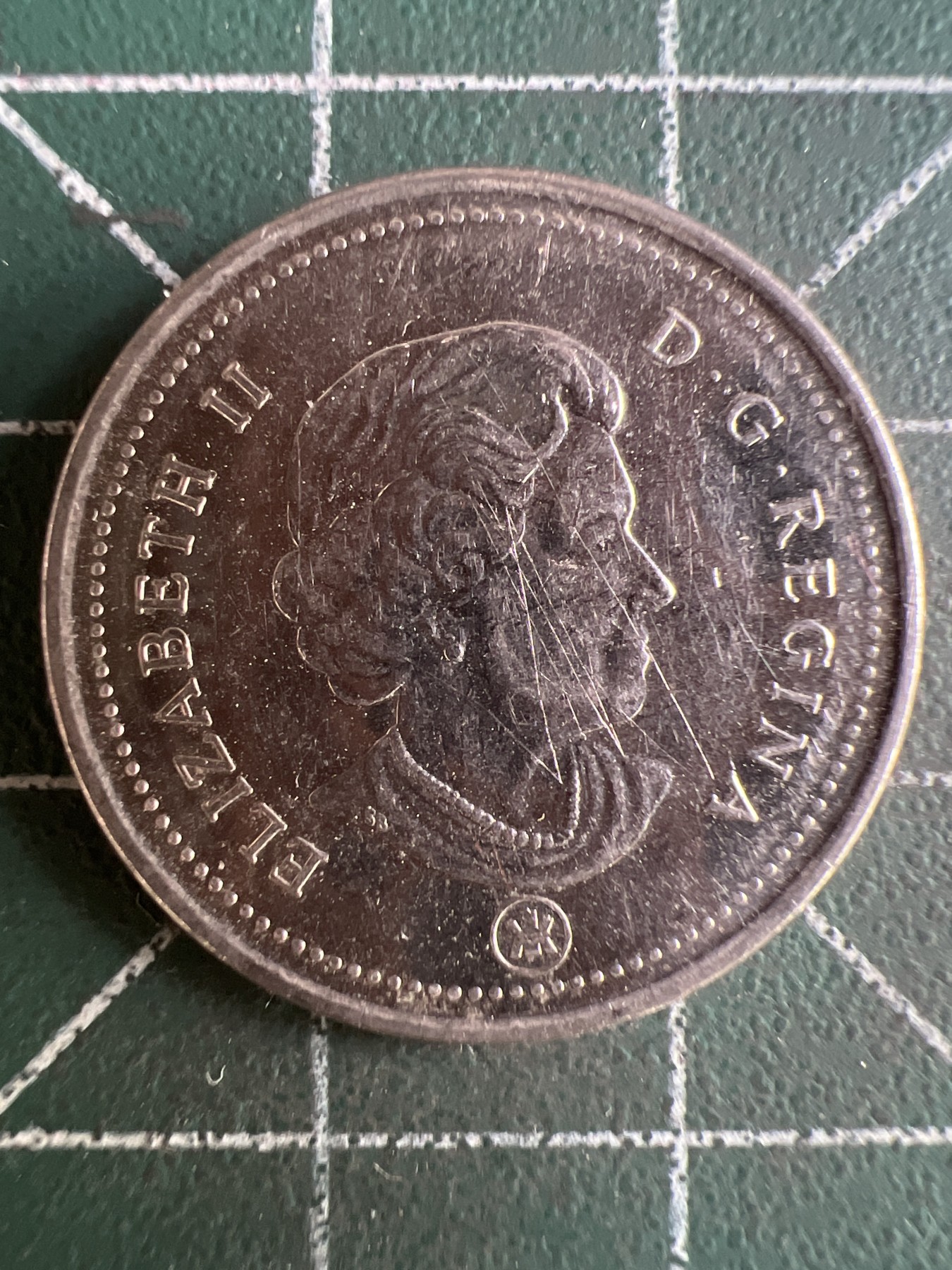 第550期 硬币专场 （无押金，捡漏，全场50包邮，偏远地区除外，接收代拍业务） 加拿大25分 老年 2011年