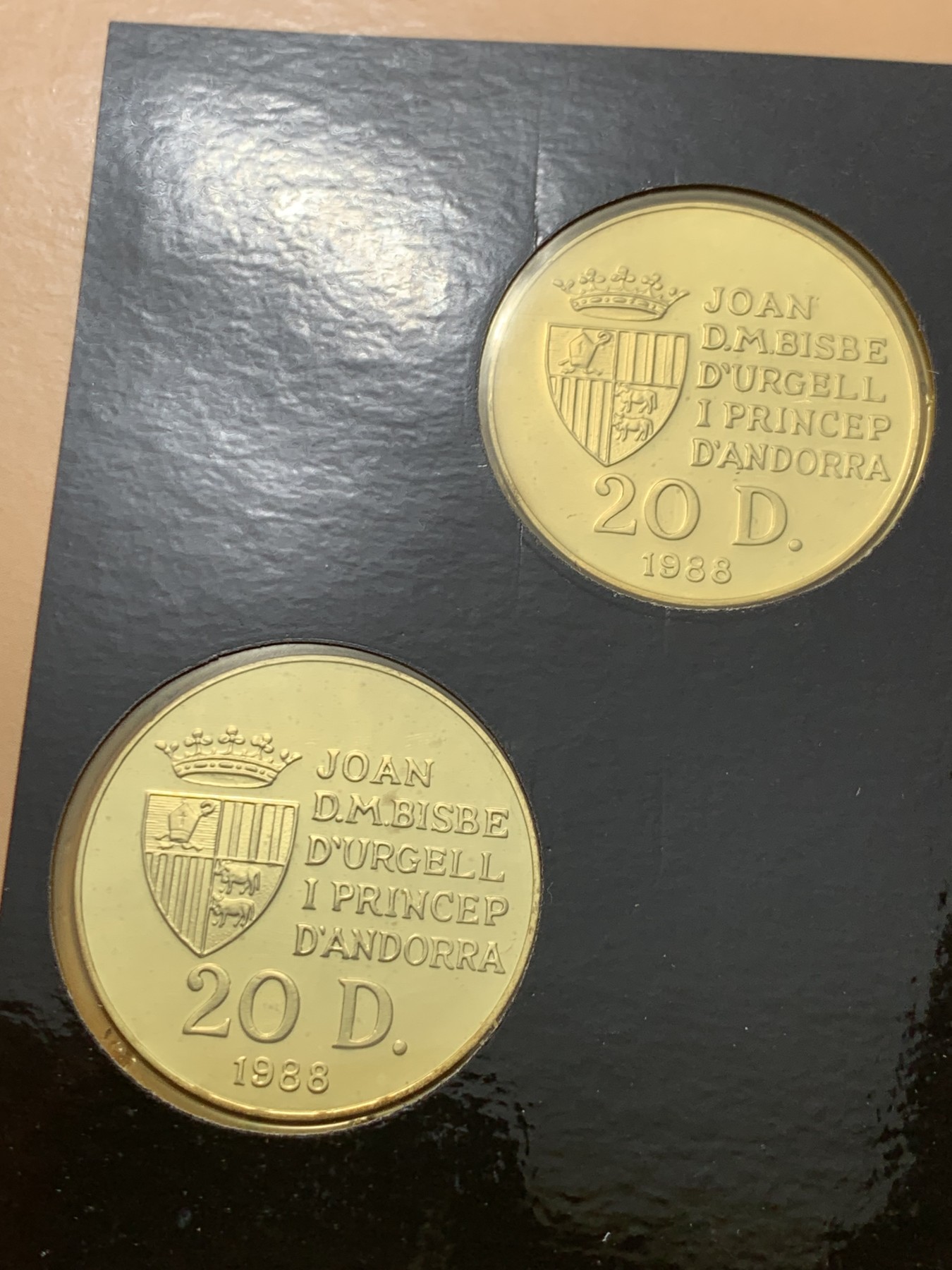 《竞宝斋》第247场-周日，周一 ，周二3场连拍 (全场包邮) 安道尔 1992年 巴塞罗那奥运 滑冰和体操 20第纳尔 单枚16克 925银