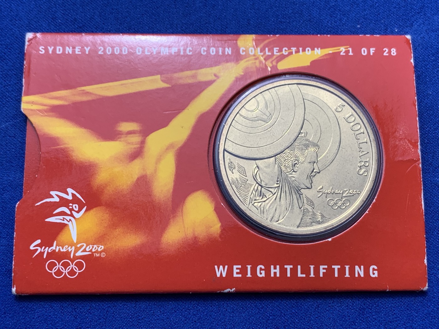 《竞宝斋》第247场-周日，周一 ，周二3场连拍 (全场包邮) 2000年悉尼奥运会5元纪念币