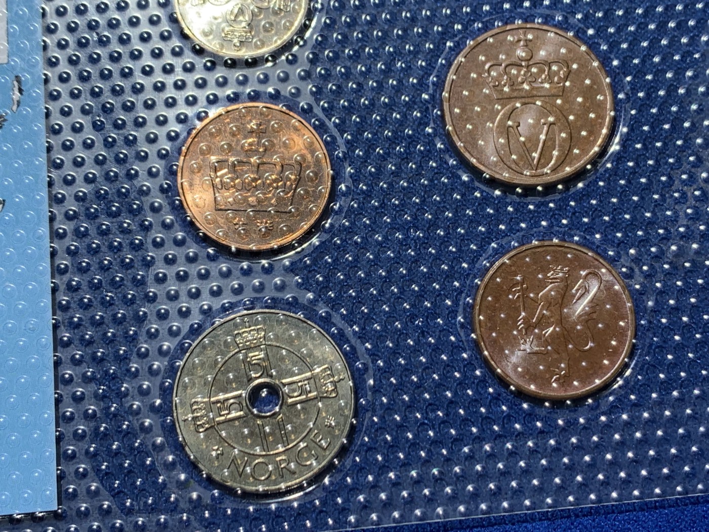 《竞宝斋》第247场-周日，周一 ，周二3场连拍 (全场包邮) 挪威7枚装套币