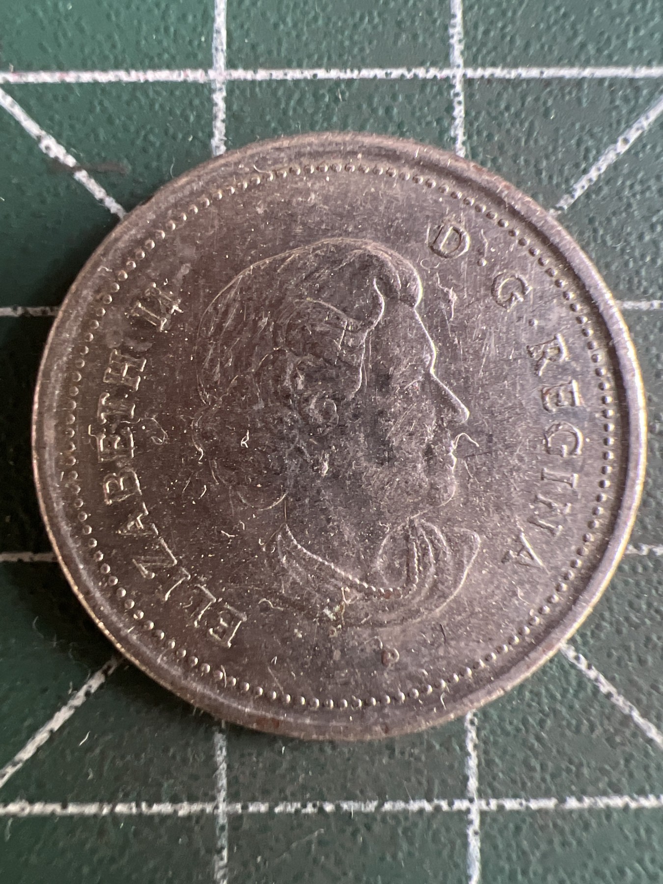 第550期 硬币专场 （无押金，捡漏，全场50包邮，偏远地区除外，接收代拍业务） 加拿大25分 老年 2004年