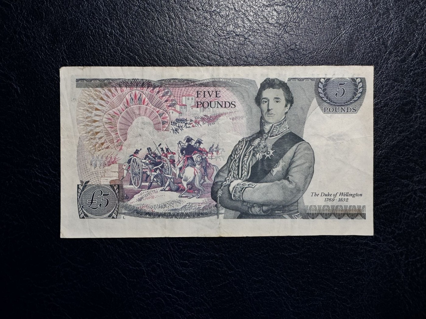 收藏联盟Quantum Auction 第330期拍卖  英国1981-88年5镑 品相如图 威灵顿公爵