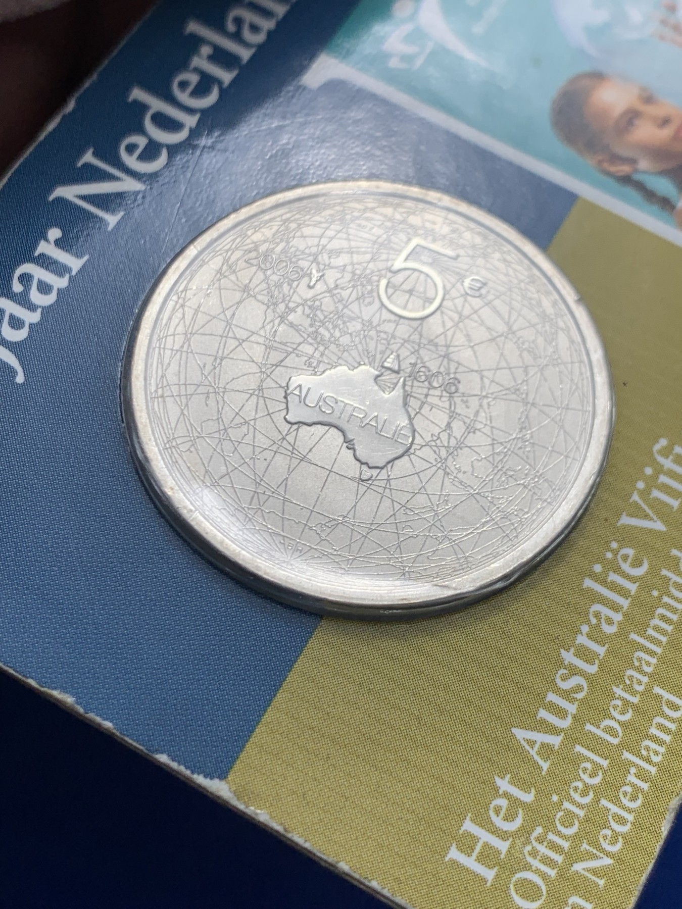 《竞宝斋》第247场-周日，周一 ，周二3场连拍 (全场包邮) 荷兰2006年5欧元银币封装