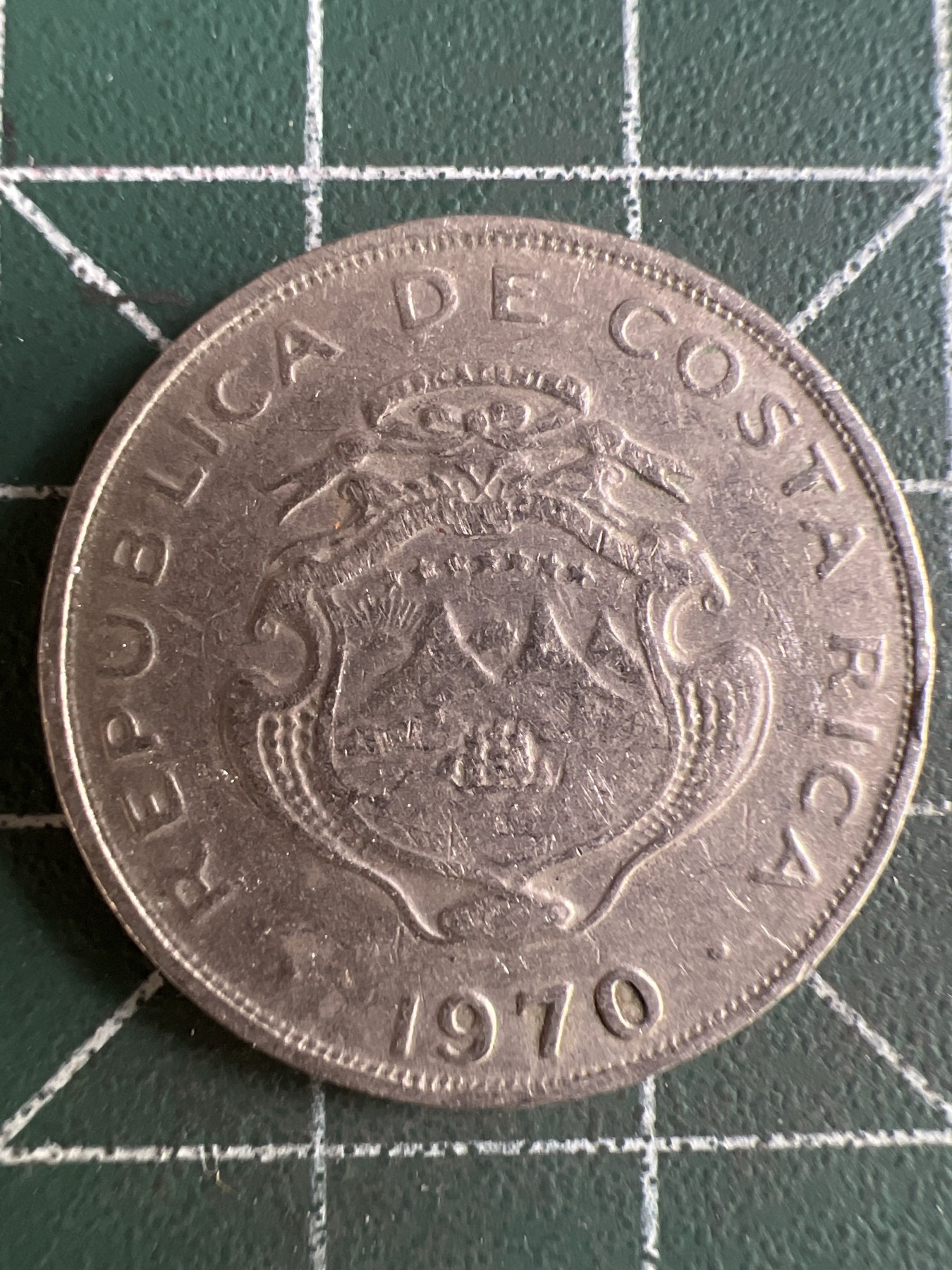 第550期 硬币专场 （无押金，捡漏，全场50包邮，偏远地区除外，接收代拍业务） 哥斯达黎加50分1970年