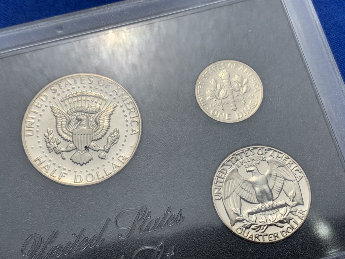 《竞宝斋》第247场-周日，周一 ，周二3场连拍 (全场包邮) PROOF封装 美国1972年5枚装精制套币