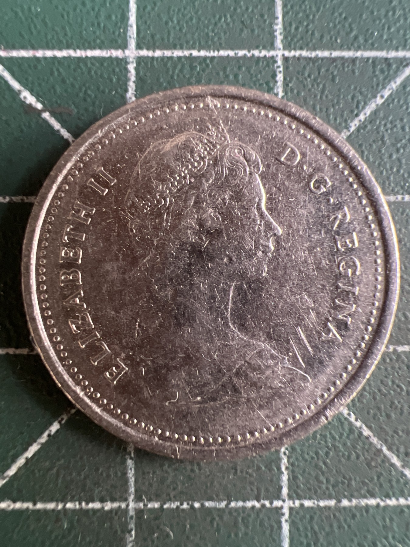 第550期 硬币专场 （无押金，捡漏，全场50包邮，偏远地区除外，接收代拍业务） 加拿大25分 青年 1986年