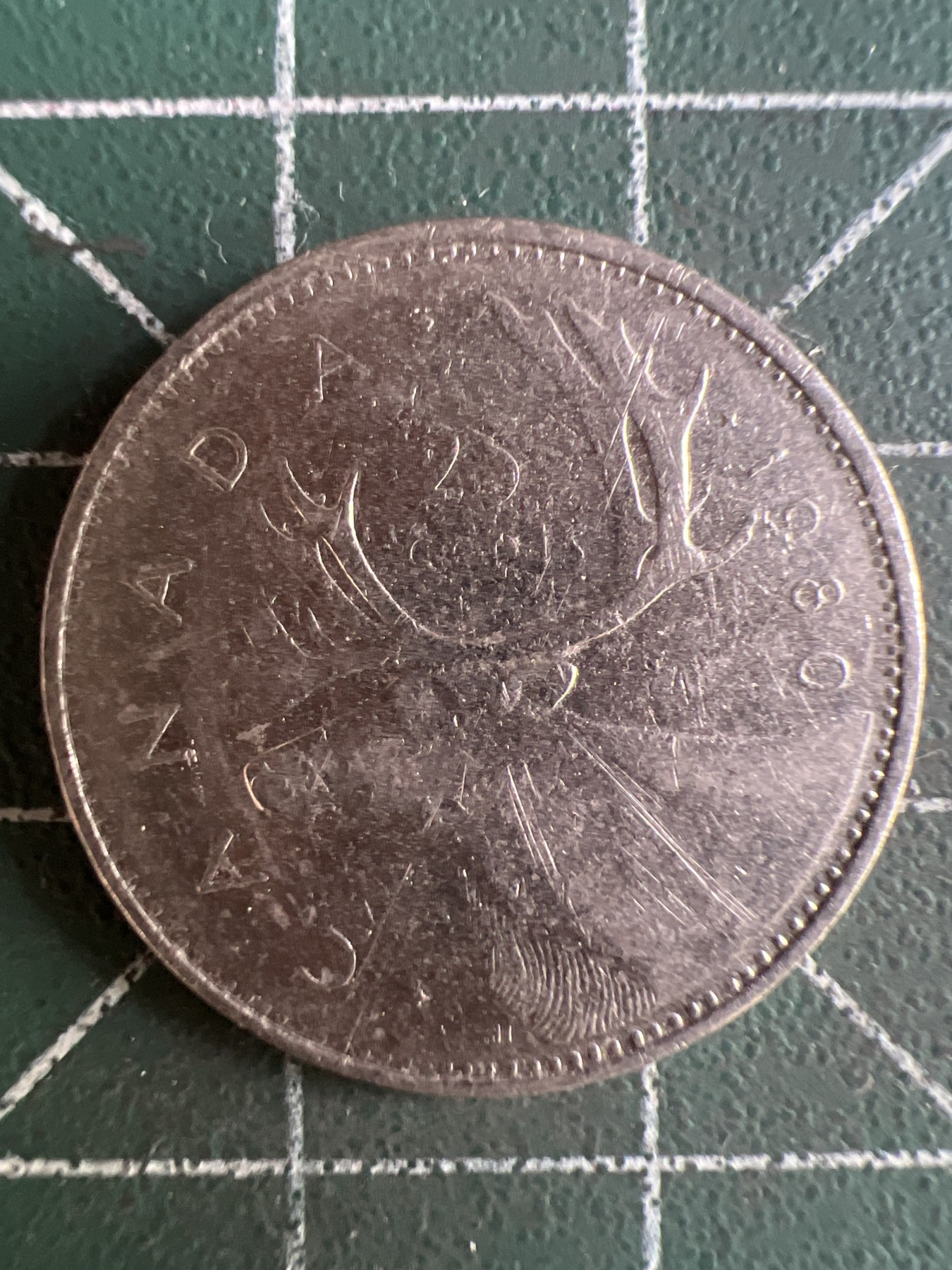 第550期 硬币专场 （无押金，捡漏，全场50包邮，偏远地区除外，接收代拍业务） 加拿大25分 青年 1980年