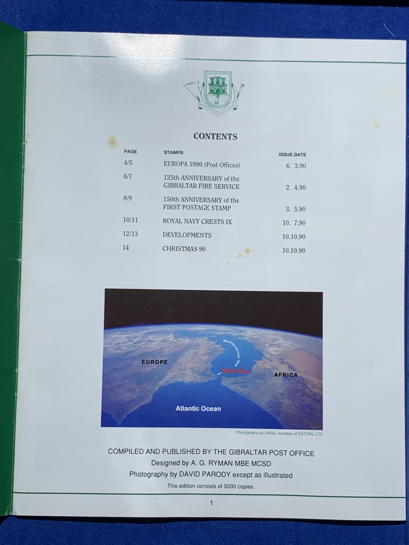 《竞宝斋》第247场-周日，周一 ，周二3场连拍 (全场包邮) 直布罗陀1990年邮票两枚 1克朗镍币一枚 封装