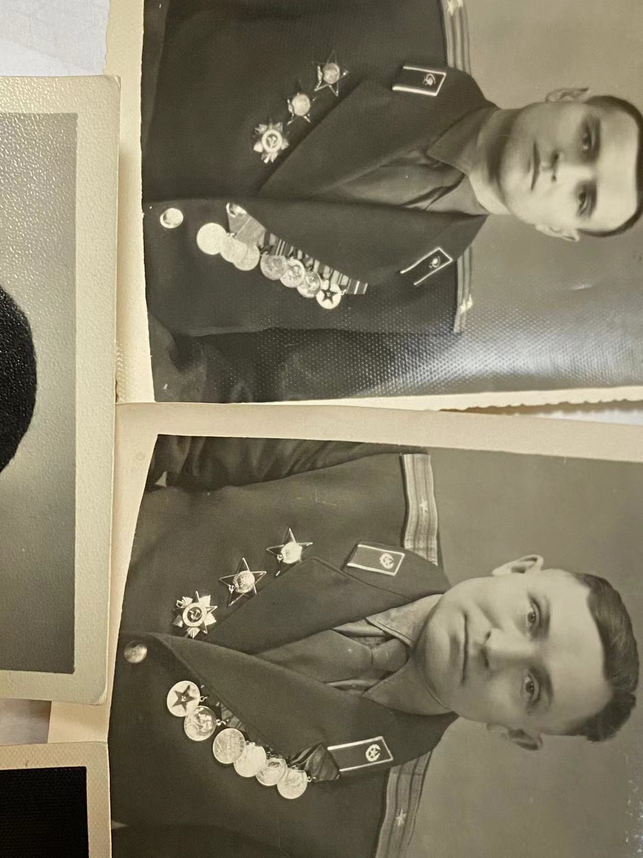 苏联勋章奖章3月11日拍卖第四期3月13日晚上九点结束 五张军官档案照片都得过2红星一卫国