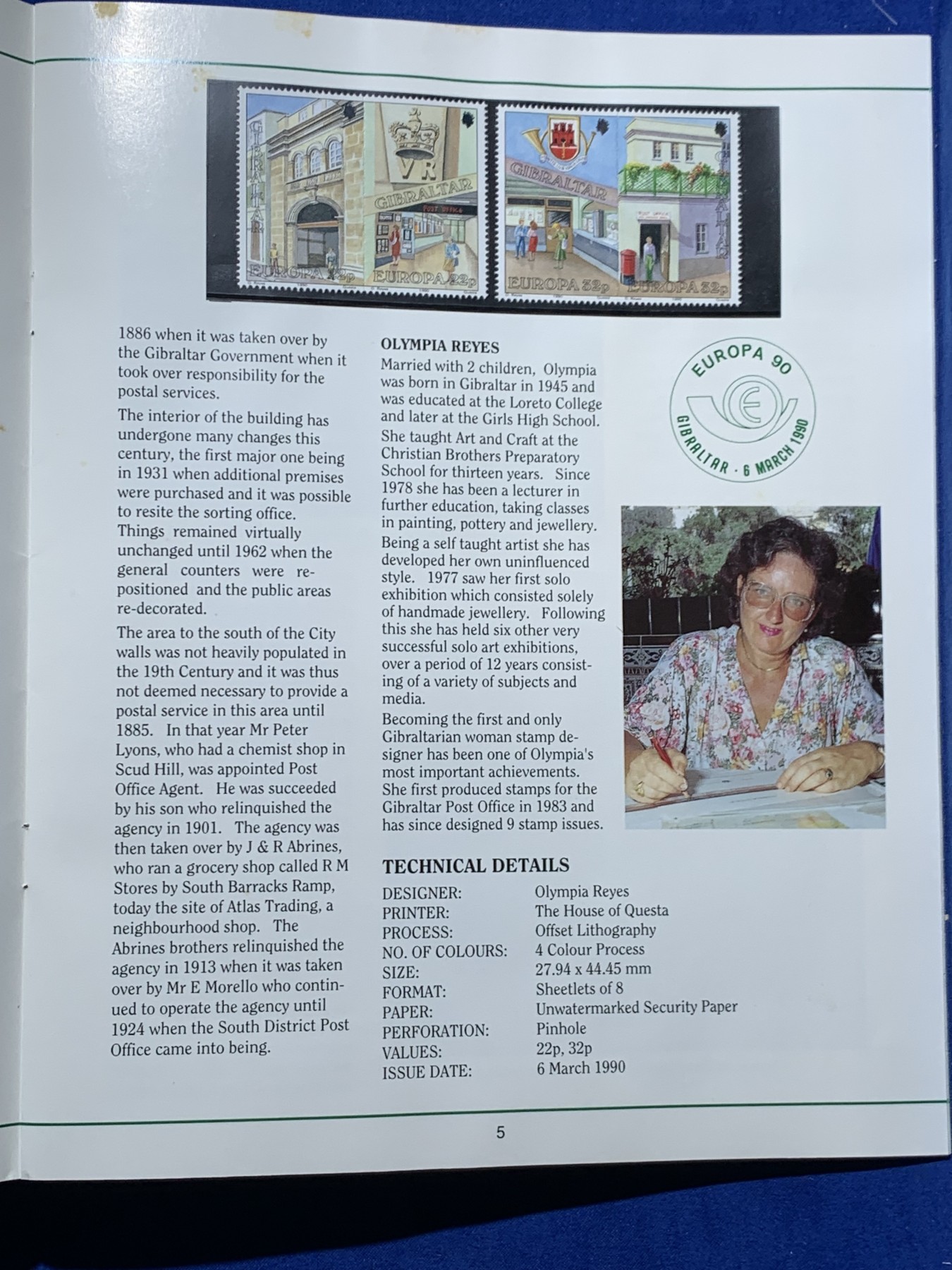 《竞宝斋》第247场-周日，周一 ，周二3场连拍 (全场包邮) 直布罗陀1990年邮票两枚 1克朗镍币一枚 封装