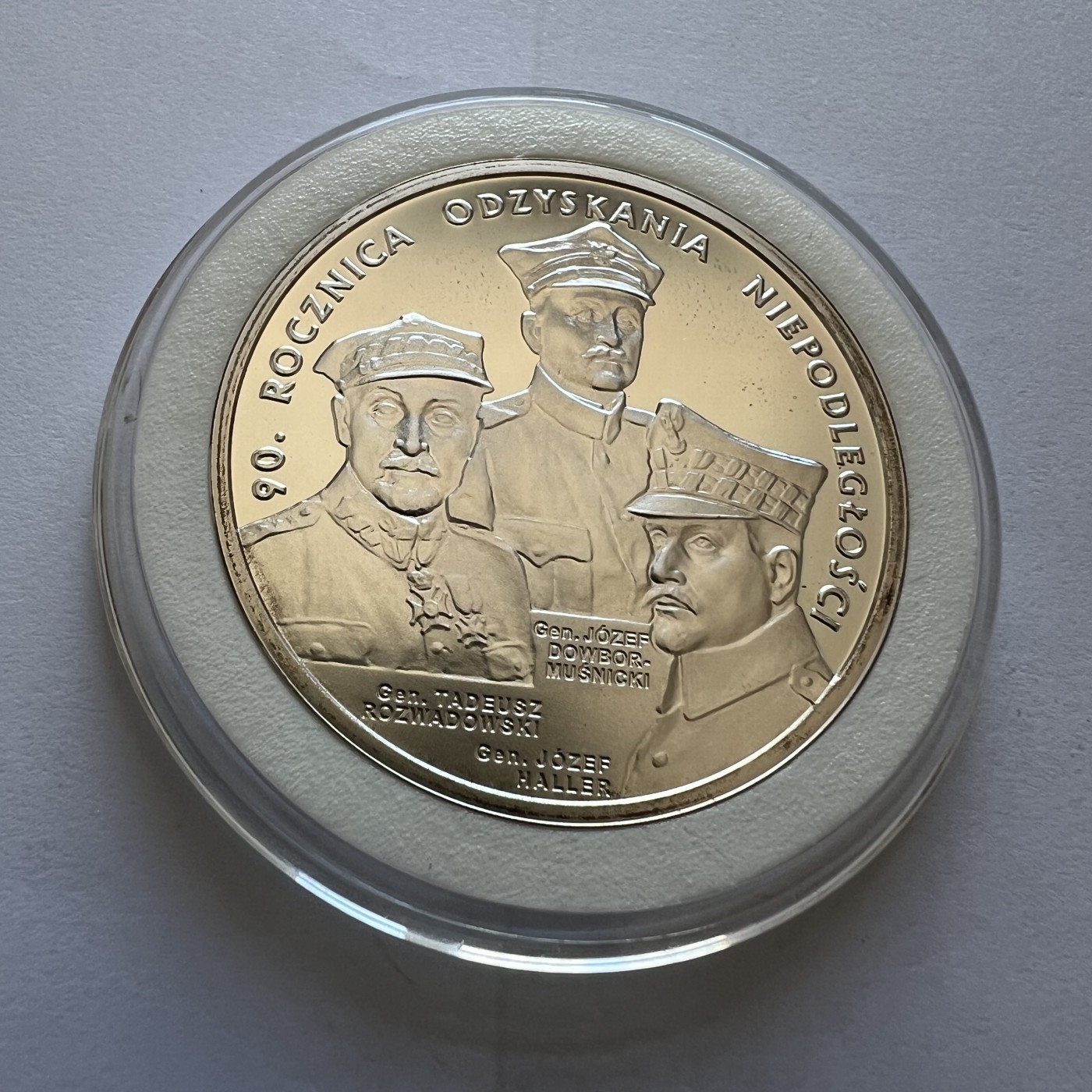 顺丰包邮 外国新银币 老银币 波兰2008年一战独立90周年纪念大银币