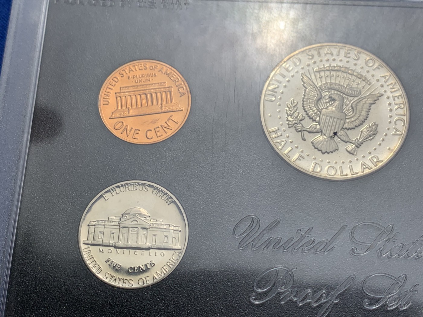 《竞宝斋》第247场-周日，周一 ，周二3场连拍 (全场包邮) PROOF封装 美国1972年5枚装精制套币