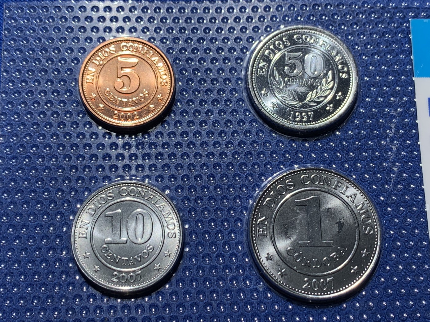 《竞宝斋》第247场-周日，周一 ，周二3场连拍 (全场包邮) 尼加拉瓜6枚装套币