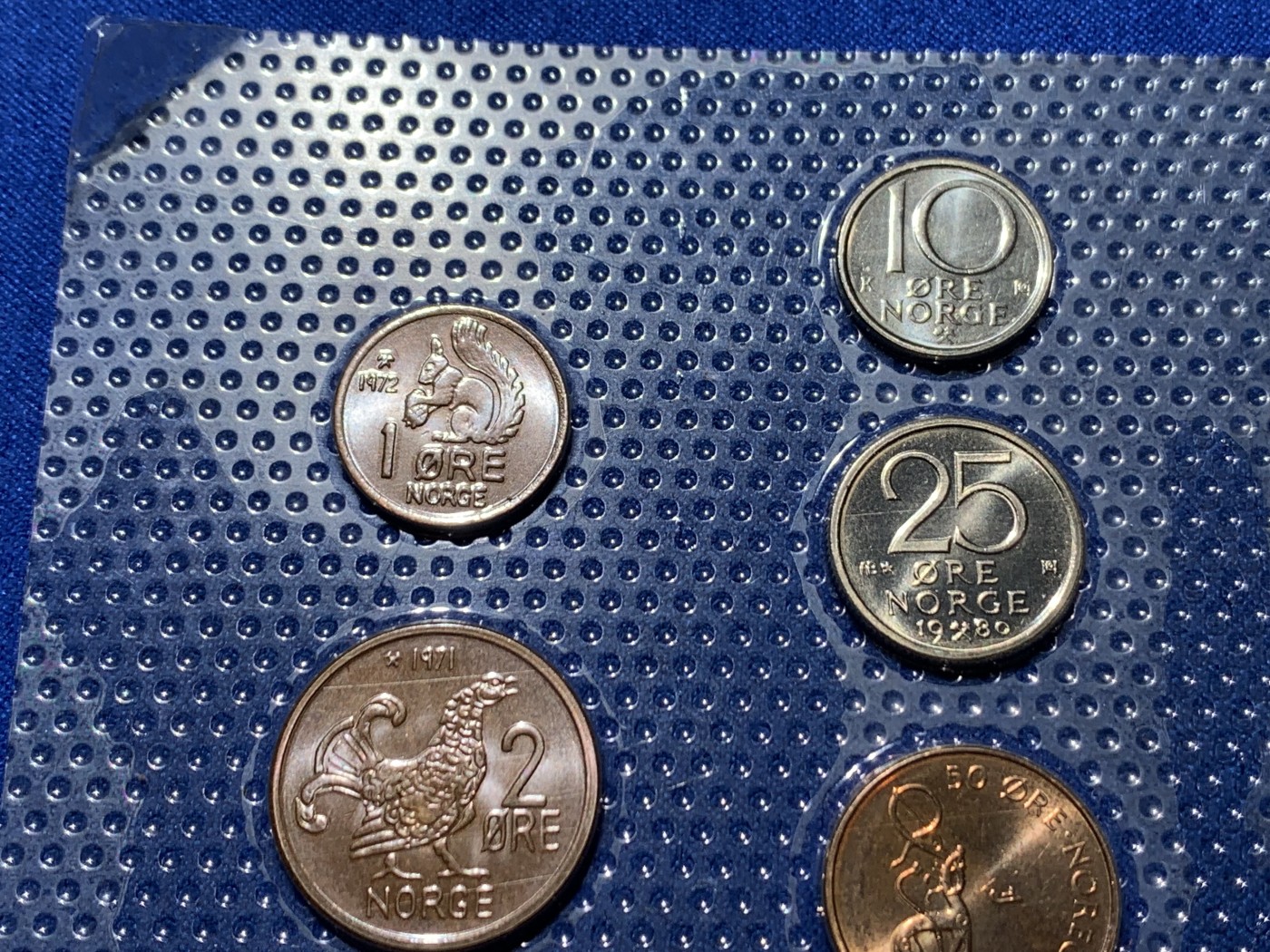 《竞宝斋》第247场-周日，周一 ，周二3场连拍 (全场包邮) 挪威7枚装套币