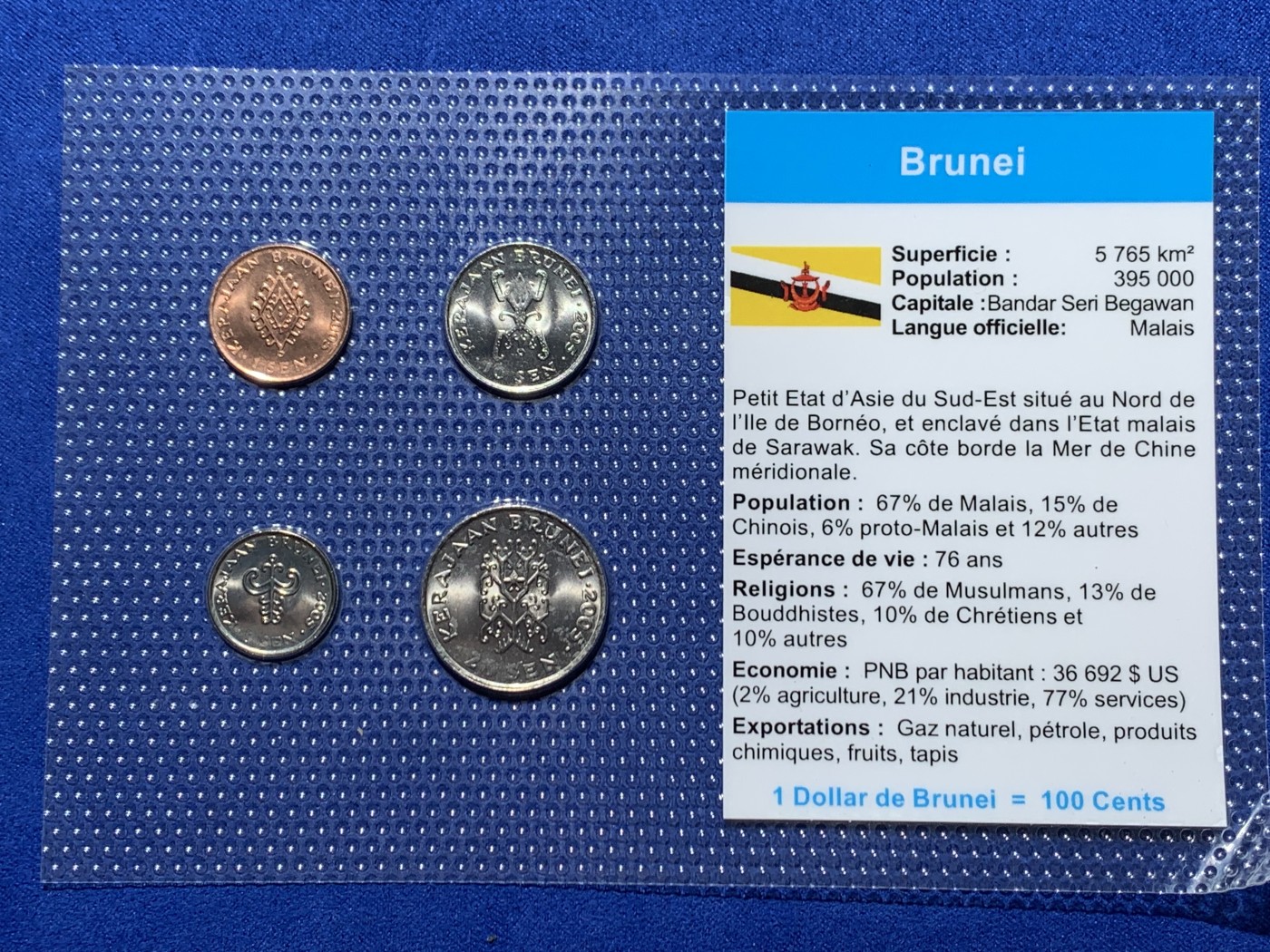 《竞宝斋》第247场-周日，周一 ，周二3场连拍 (全场包邮) 文莱4枚装套币