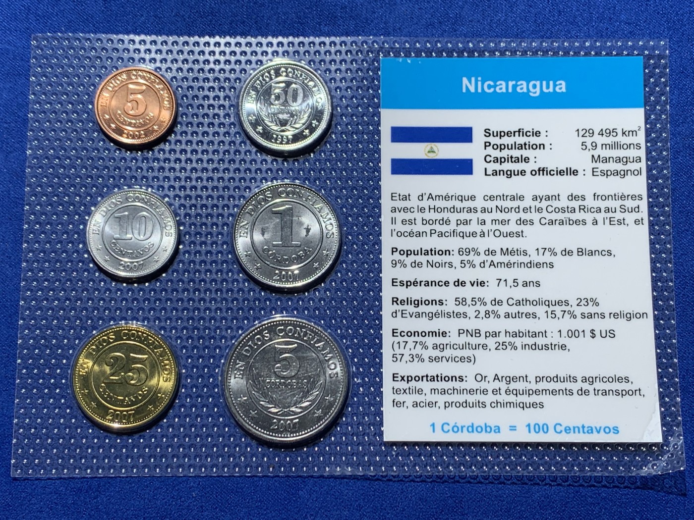 《竞宝斋》第247场-周日，周一 ，周二3场连拍 (全场包邮) 尼加拉瓜6枚装套币