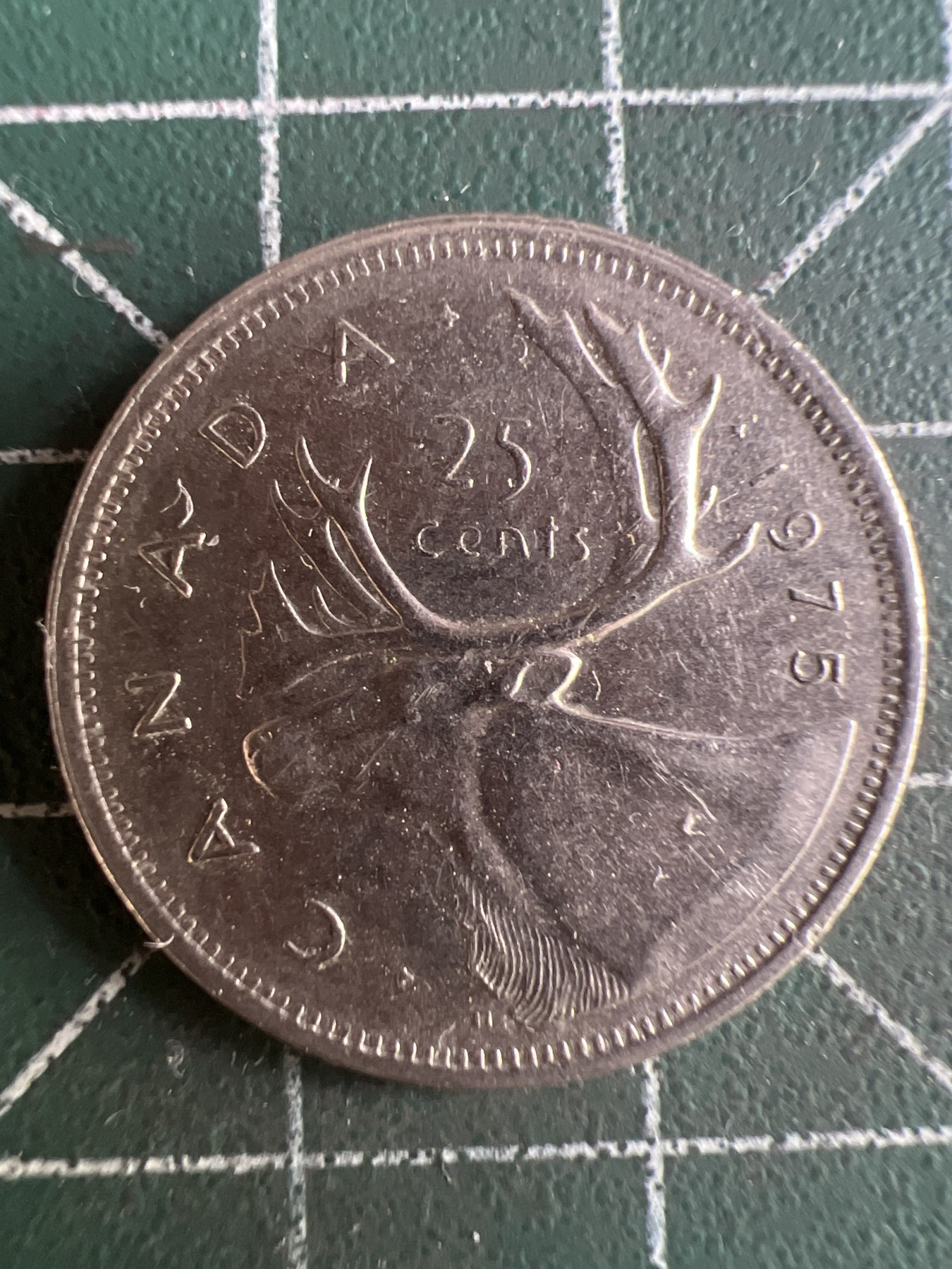 第550期 硬币专场 （无押金，捡漏，全场50包邮，偏远地区除外，接收代拍业务） 加拿大25分 青年 1975年