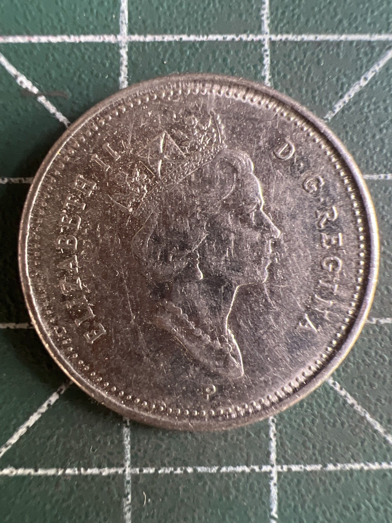 第550期 硬币专场 （无押金，捡漏，全场50包邮，偏远地区除外，接收代拍业务） 加拿大25分 高冠2001年