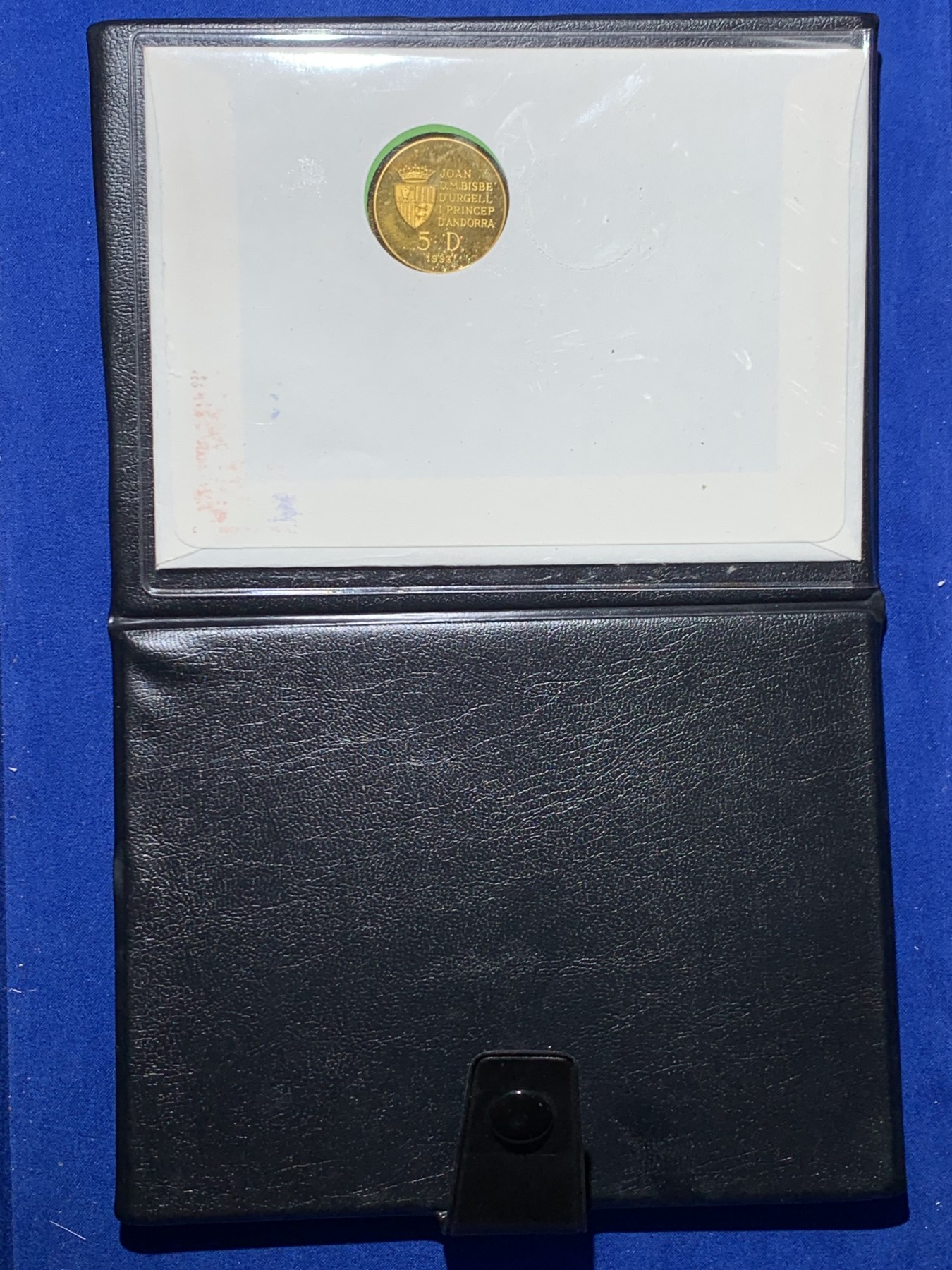 《竞宝斋》第247场-周日，周一 ，周二3场连拍 (全场包邮) 安道尔1993 艺术圈成立 25 周年 5D 银币封 15克 925银