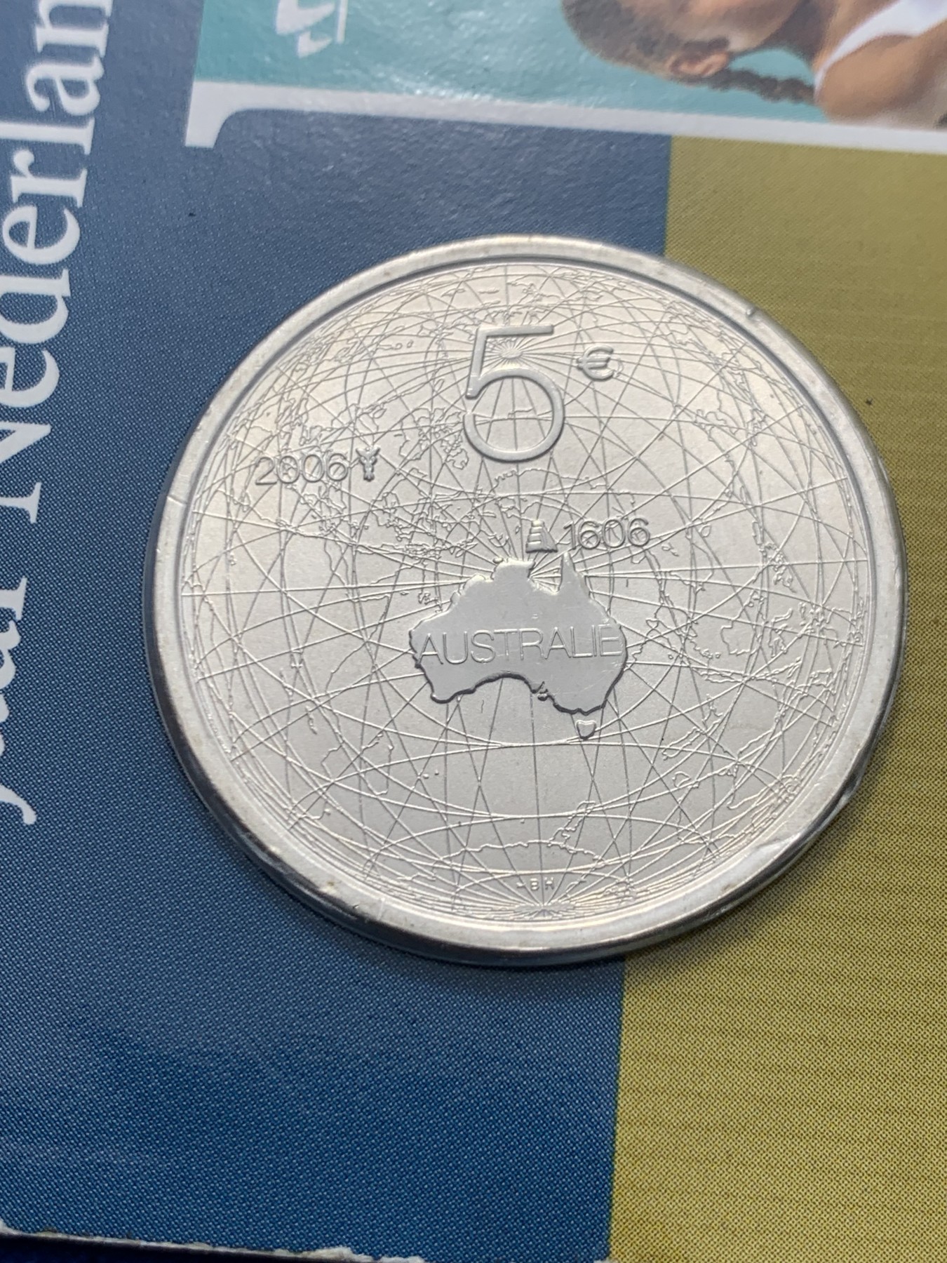 《竞宝斋》第247场-周日，周一 ，周二3场连拍 (全场包邮) 荷兰2006年5欧元银币封装