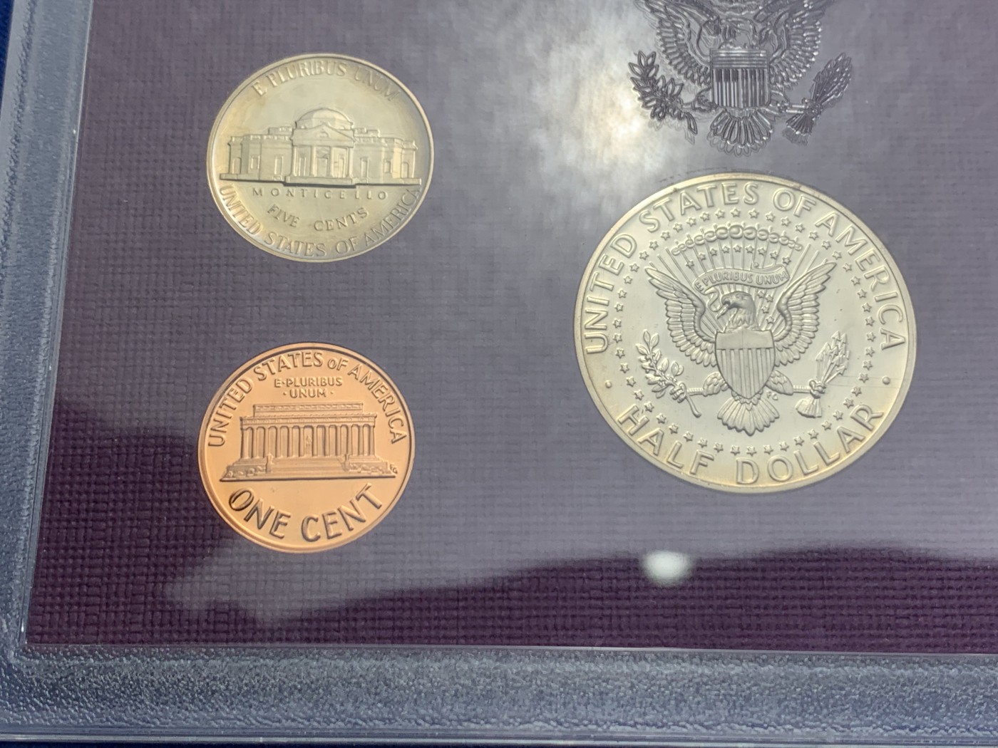 《竞宝斋》第247场-周日，周一 ，周二3场连拍 (全场包邮) PROOF封装 美国1989年5枚装精制套币