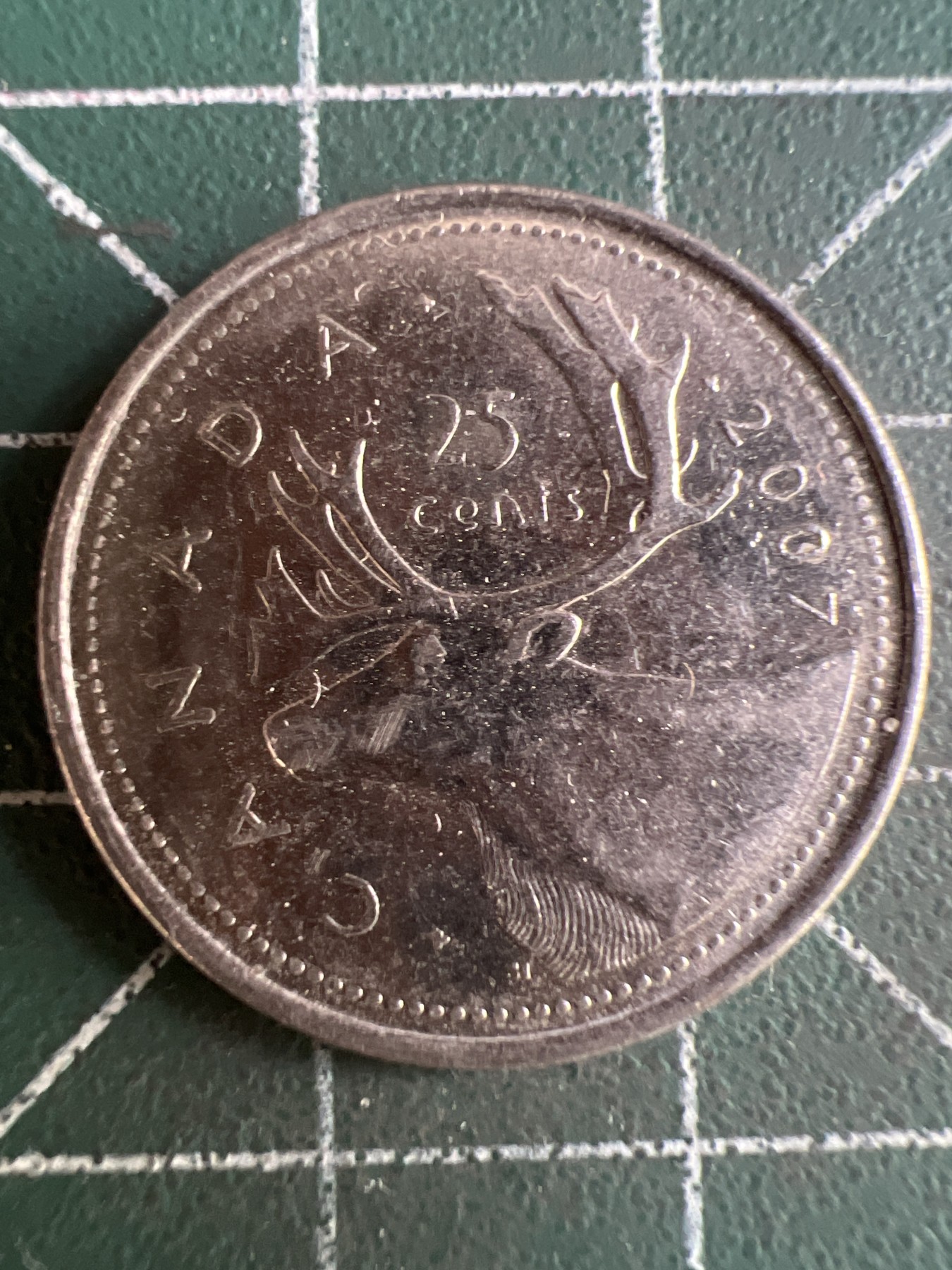 第550期 硬币专场 （无押金，捡漏，全场50包邮，偏远地区除外，接收代拍业务） 加拿大25分 老年 2007年