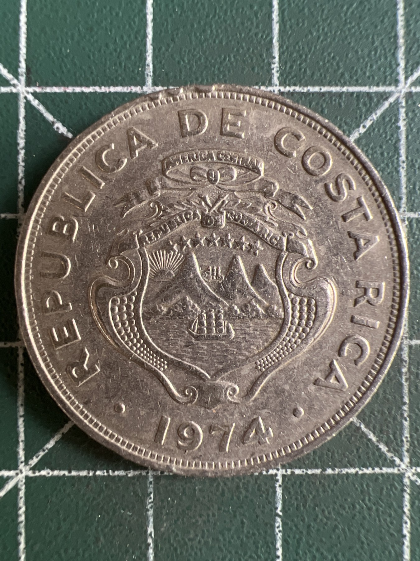 第550期 硬币专场 （无押金，捡漏，全场50包邮，偏远地区除外，接收代拍业务） 哥斯达黎加1克朗1974年