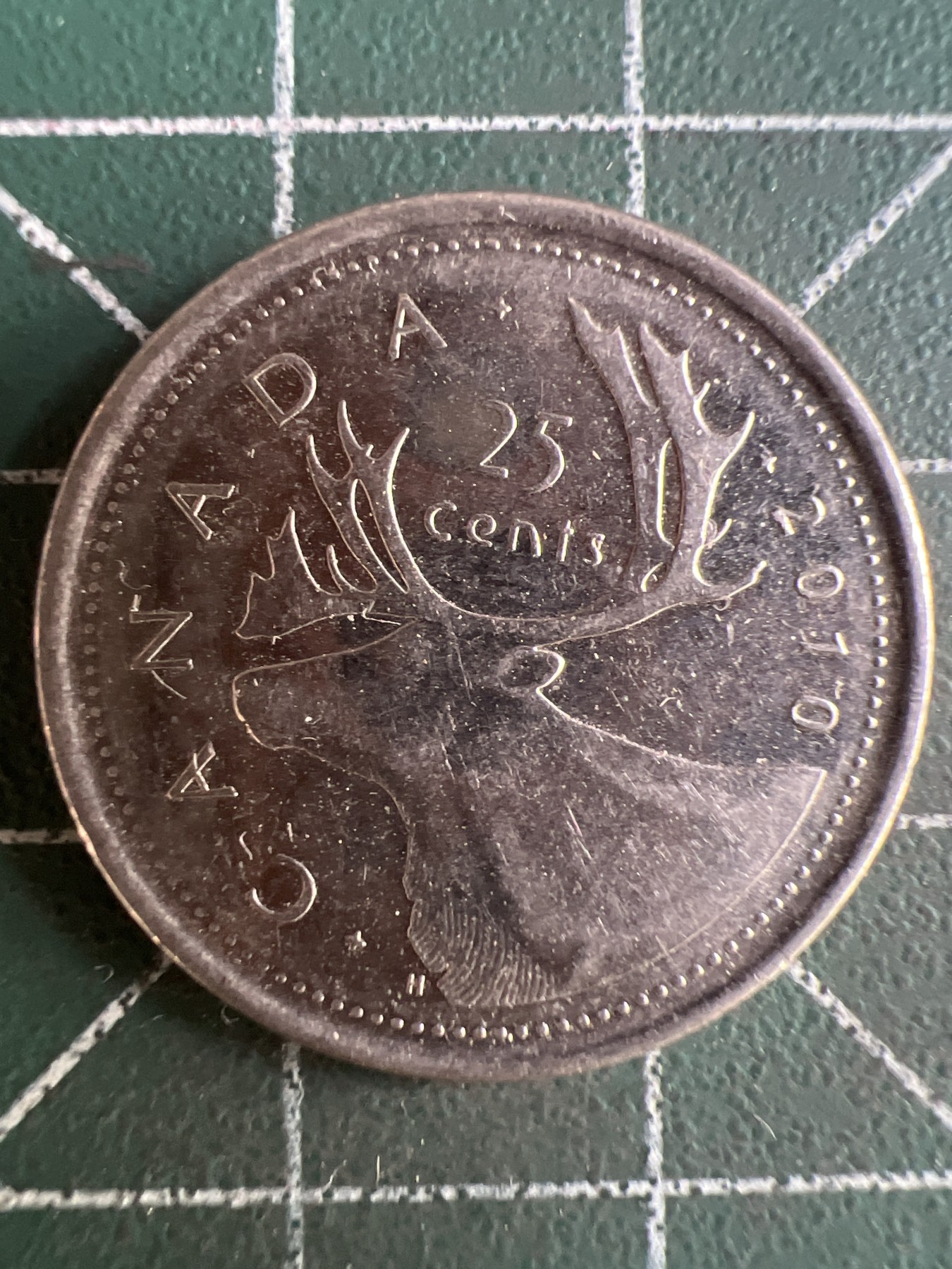 第550期 硬币专场 （无押金，捡漏，全场50包邮，偏远地区除外，接收代拍业务） 加拿大25分 老年 2010年