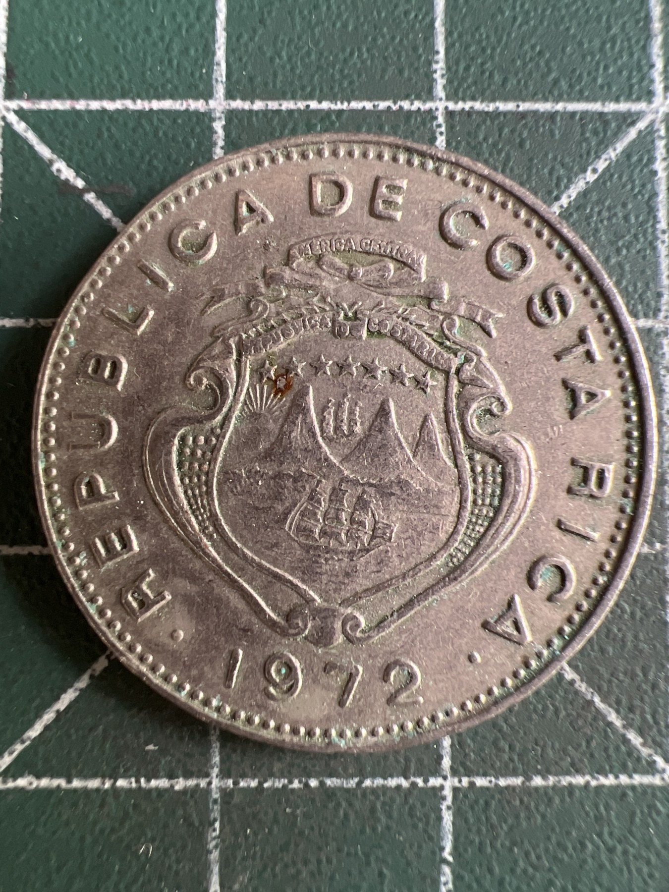 第550期 硬币专场 （无押金，捡漏，全场50包邮，偏远地区除外，接收代拍业务） 哥斯达黎加50分1972年