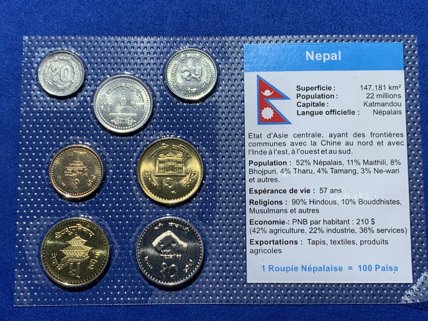 《竞宝斋》第247场-周日，周一 ，周二3场连拍 (全场包邮) 尼泊尔7枚装套币