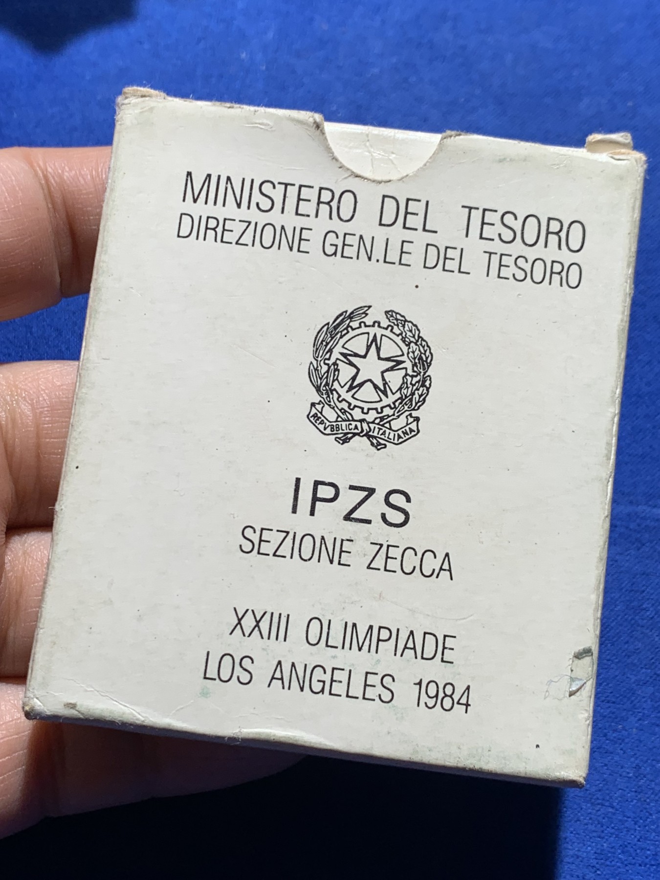 《竞宝斋》第247场-周日，周一 ，周二3场连拍 (全场包邮) 意大利 1984年 三猛男 500里拉 银币