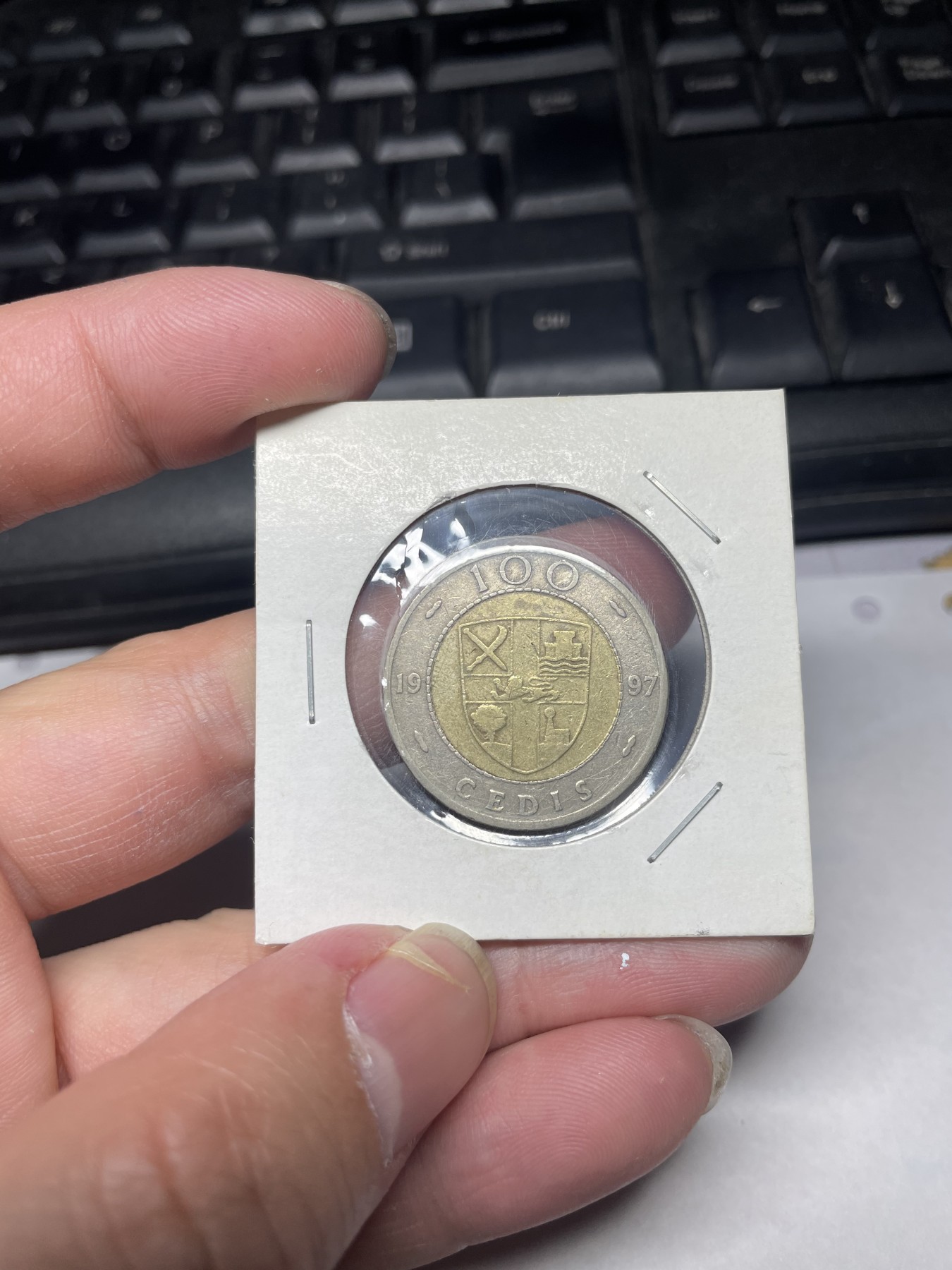 2024年集古藏今外币拍卖第一期-第10场非洲专场（总第10拍） 1998年加纳100塞地