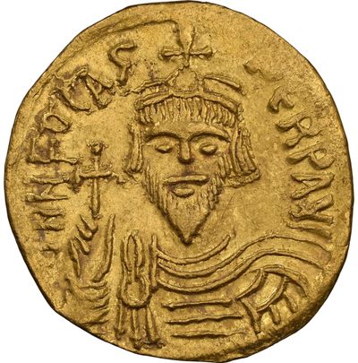 梧彩钱庄捡漏拍2024年第6期  - 拜占庭帝国福卡斯皇帝金币 Phocas, AD 602-610 