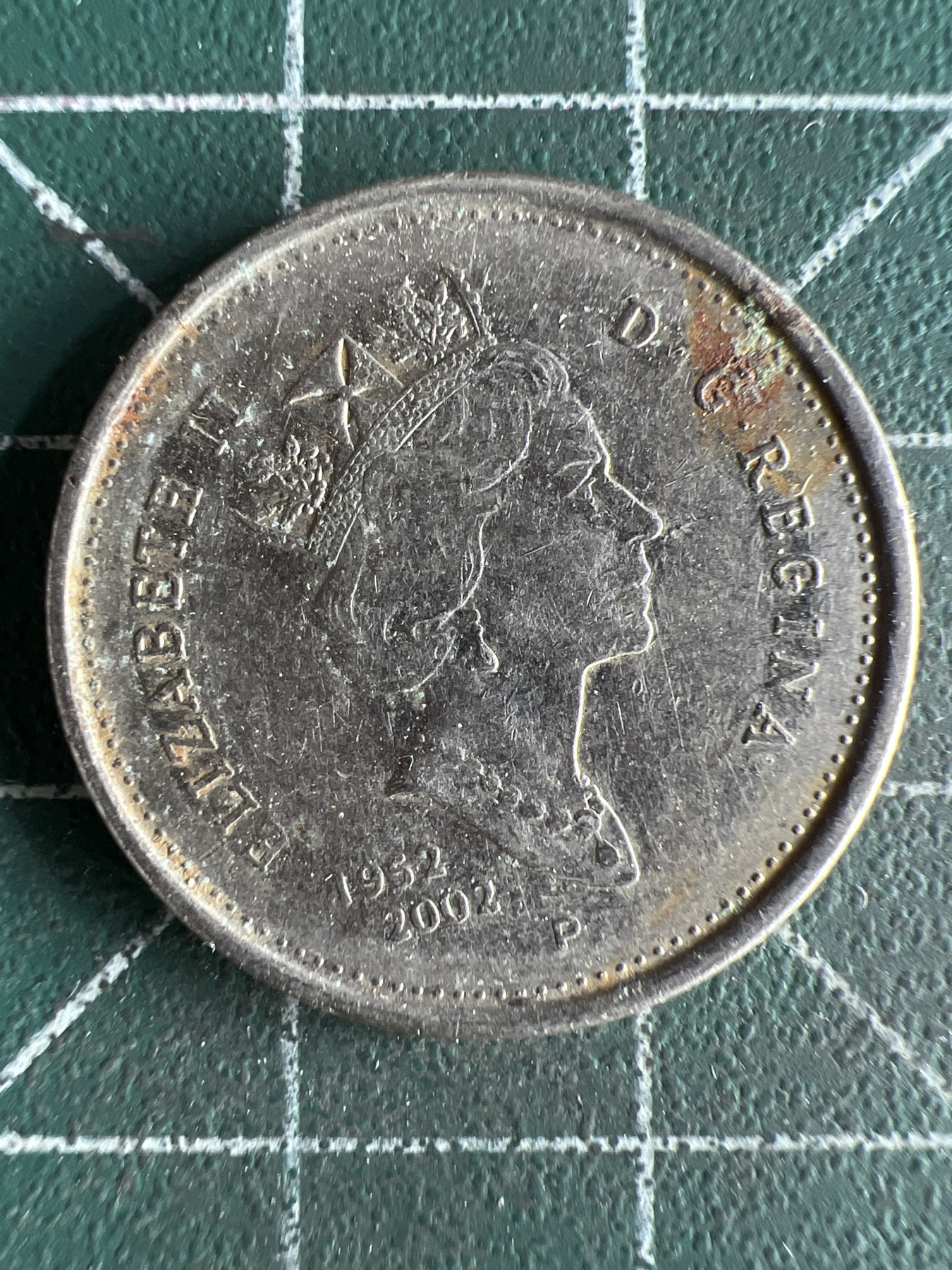 第549期 硬币专场 （无押金，捡漏，全场50包邮，偏远地区除外，接收代拍业务） 加拿大25分 高冠