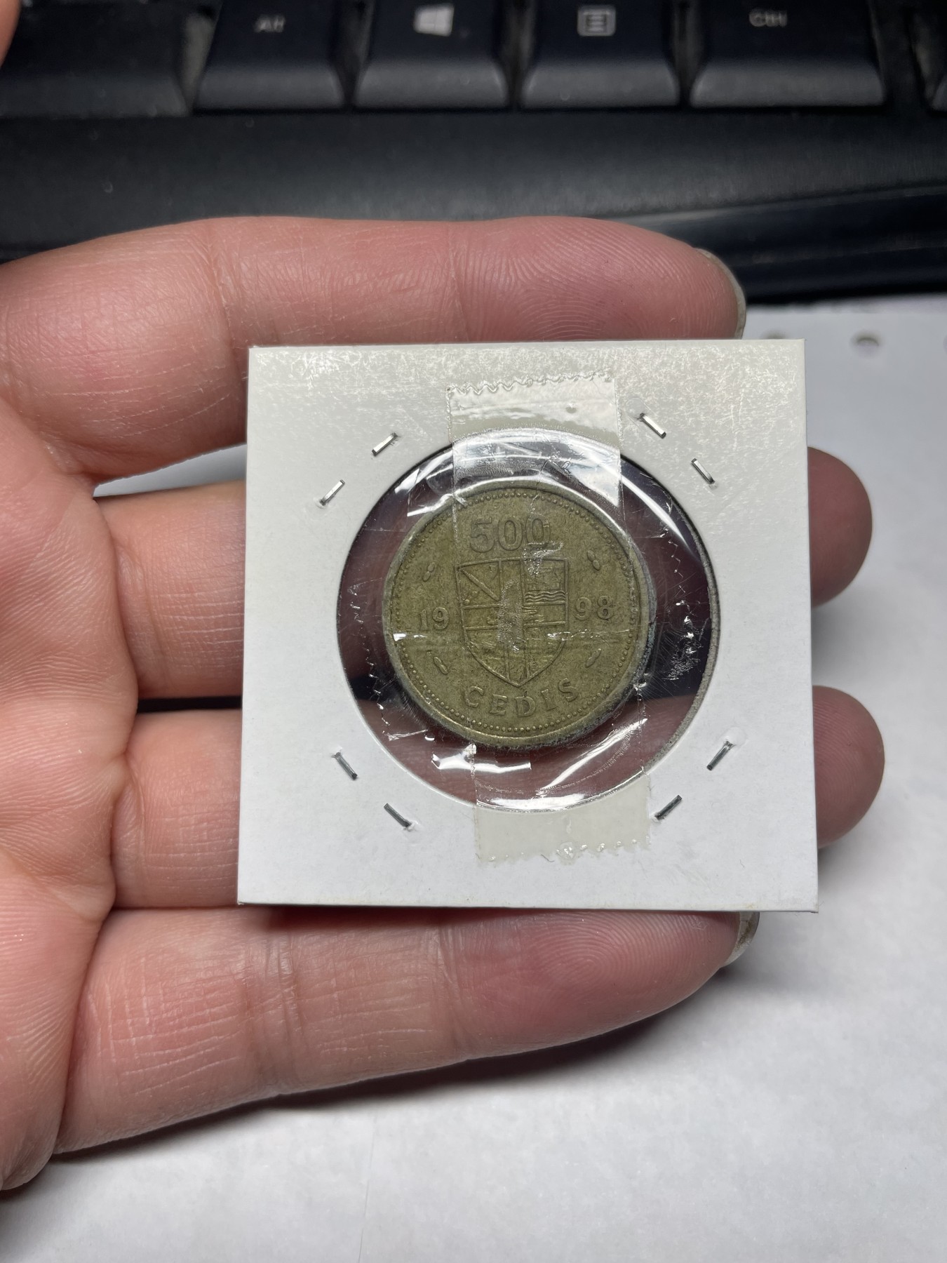 2024年集古藏今外币拍卖第一期-第10场非洲专场（总第10拍） 1998年加纳500塞地