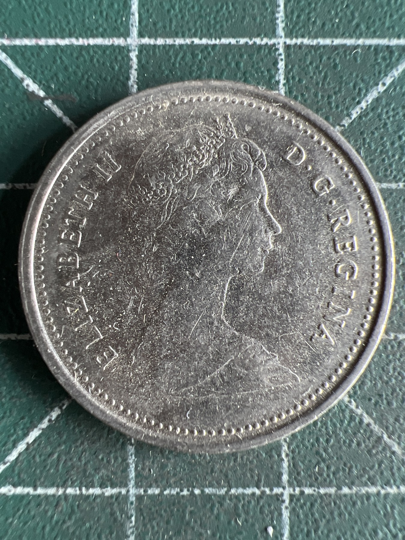 第549期 硬币专场 （无押金，捡漏，全场50包邮，偏远地区除外，接收代拍业务） 加拿大25分 青年 1984年