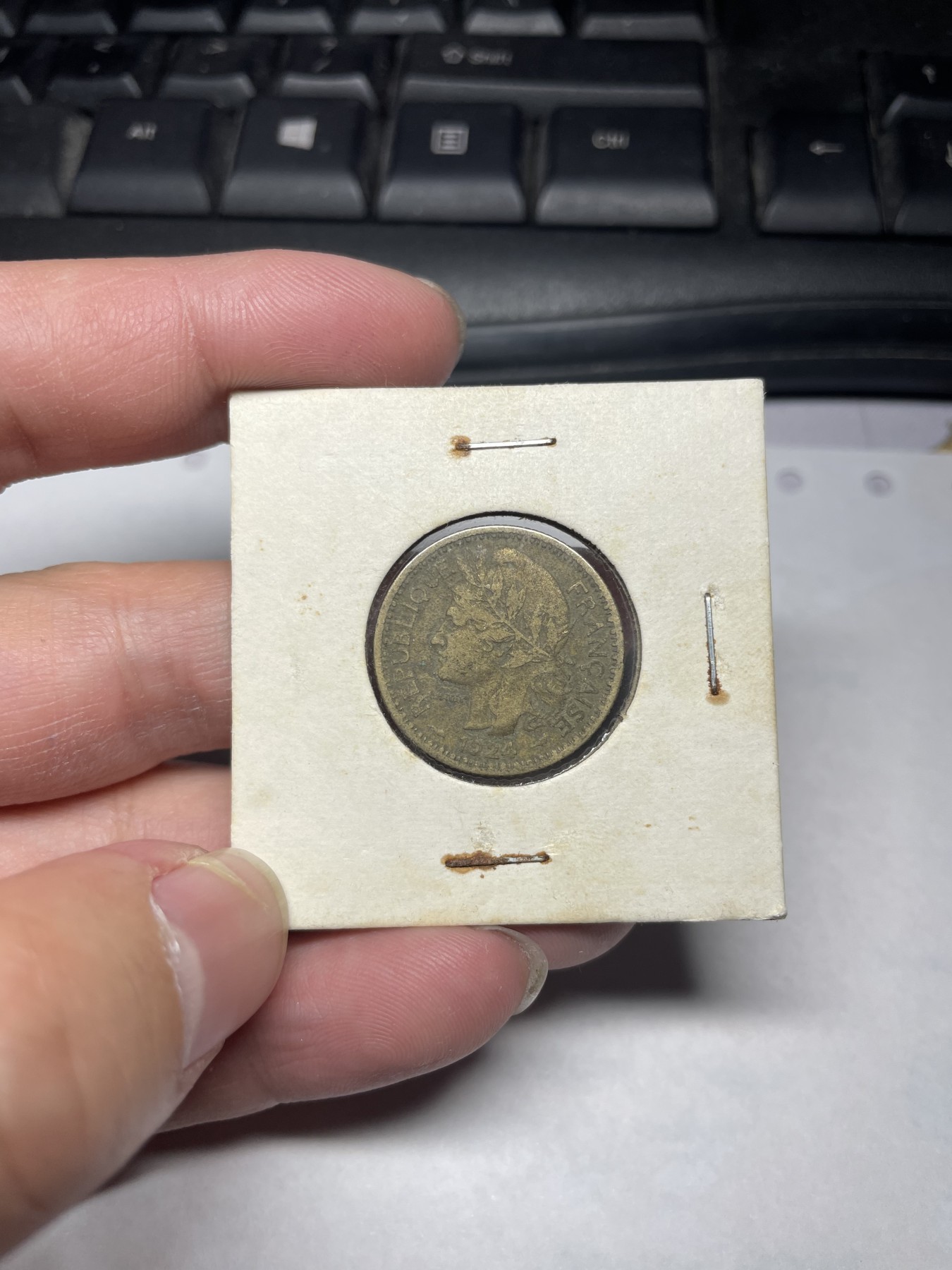 2024年集古藏今外币拍卖第一期-第10场非洲专场（总第10拍） 1924年多哥1法郎