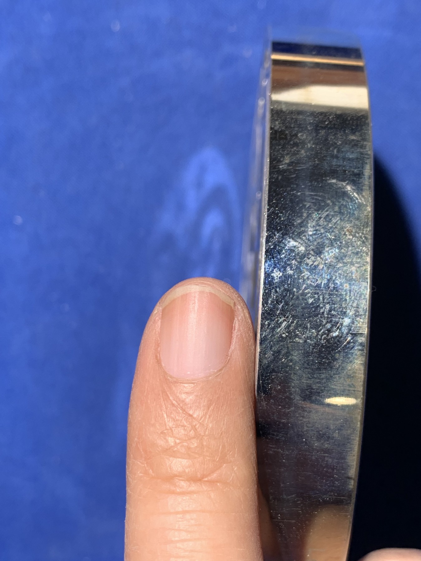 《竞宝斋》第247场-周日，周一 ，周二3场连拍 (全场包邮) 法国 2003 欧元推出一周年 纪念 50欧元 银币 1公斤重 925银 罕见 厚度赶上我的小指宽度了