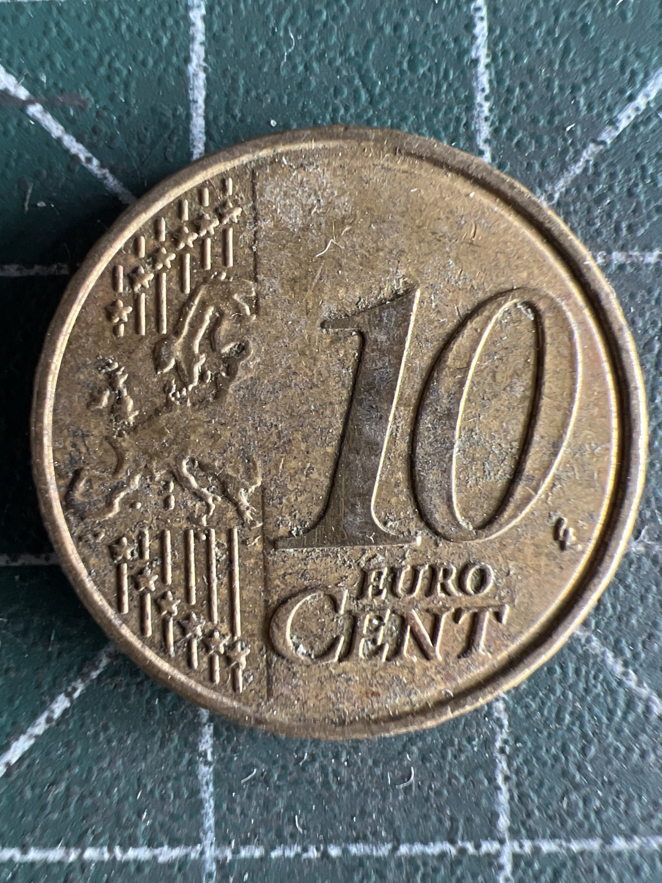 第658期 硬币场 （无押金，捡漏，全场50包邮，偏远地区除外，接收代拍业务，本店十天发一次货） 法国10欧分 2009年