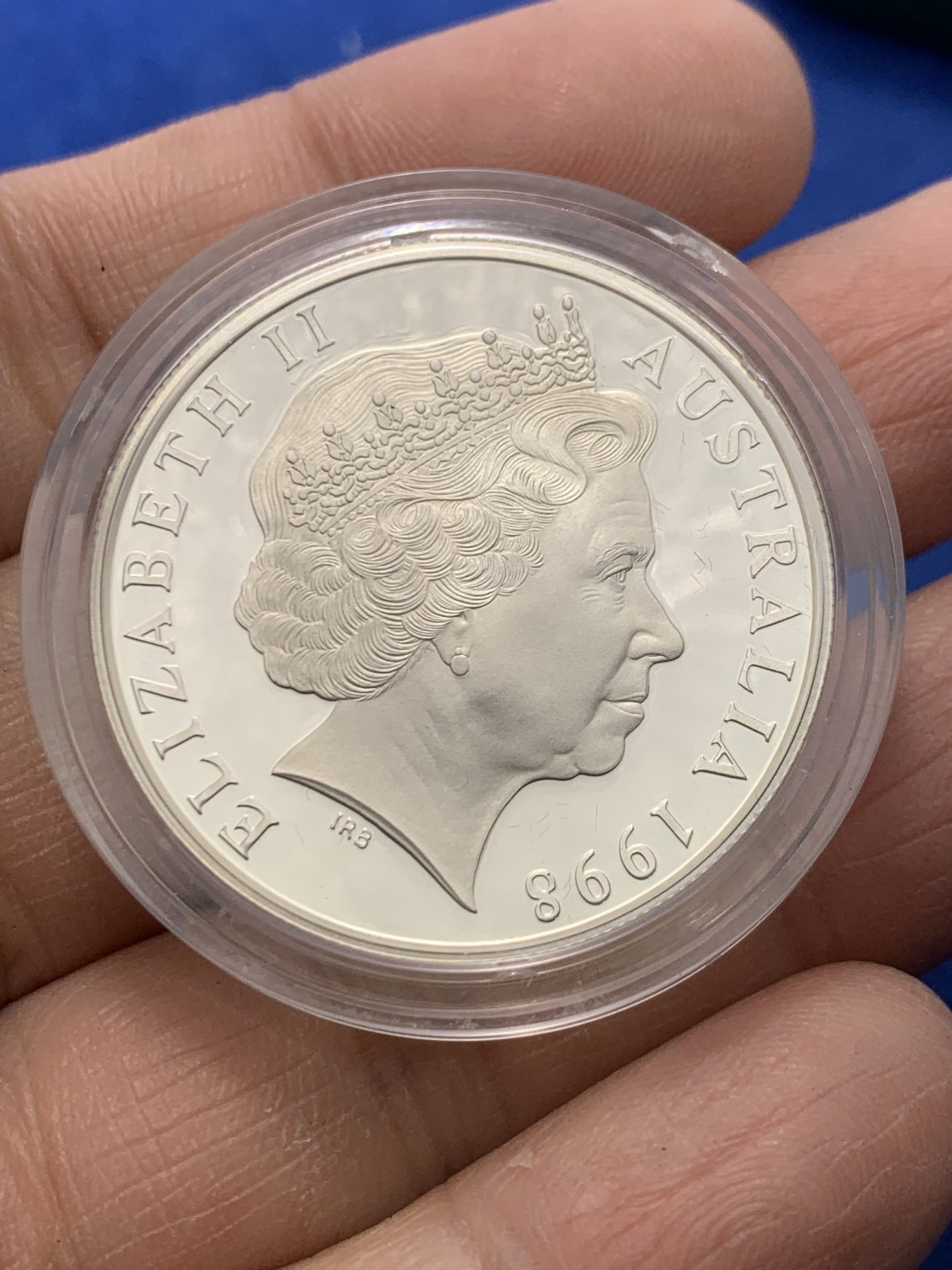 《竞宝斋》第247场-周日，周一 ，周二3场连拍 (全场包邮) 澳大利亚 1998 北方毛鼻袋熊 10元 银币 925银 20克