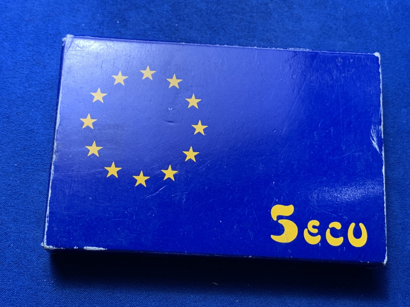 《竞宝斋》第247场-周日，周一 ，周二3场连拍 (全场包邮) 西班牙1989年 骑士5ECU大银币 33.6克 925银 原盒证书