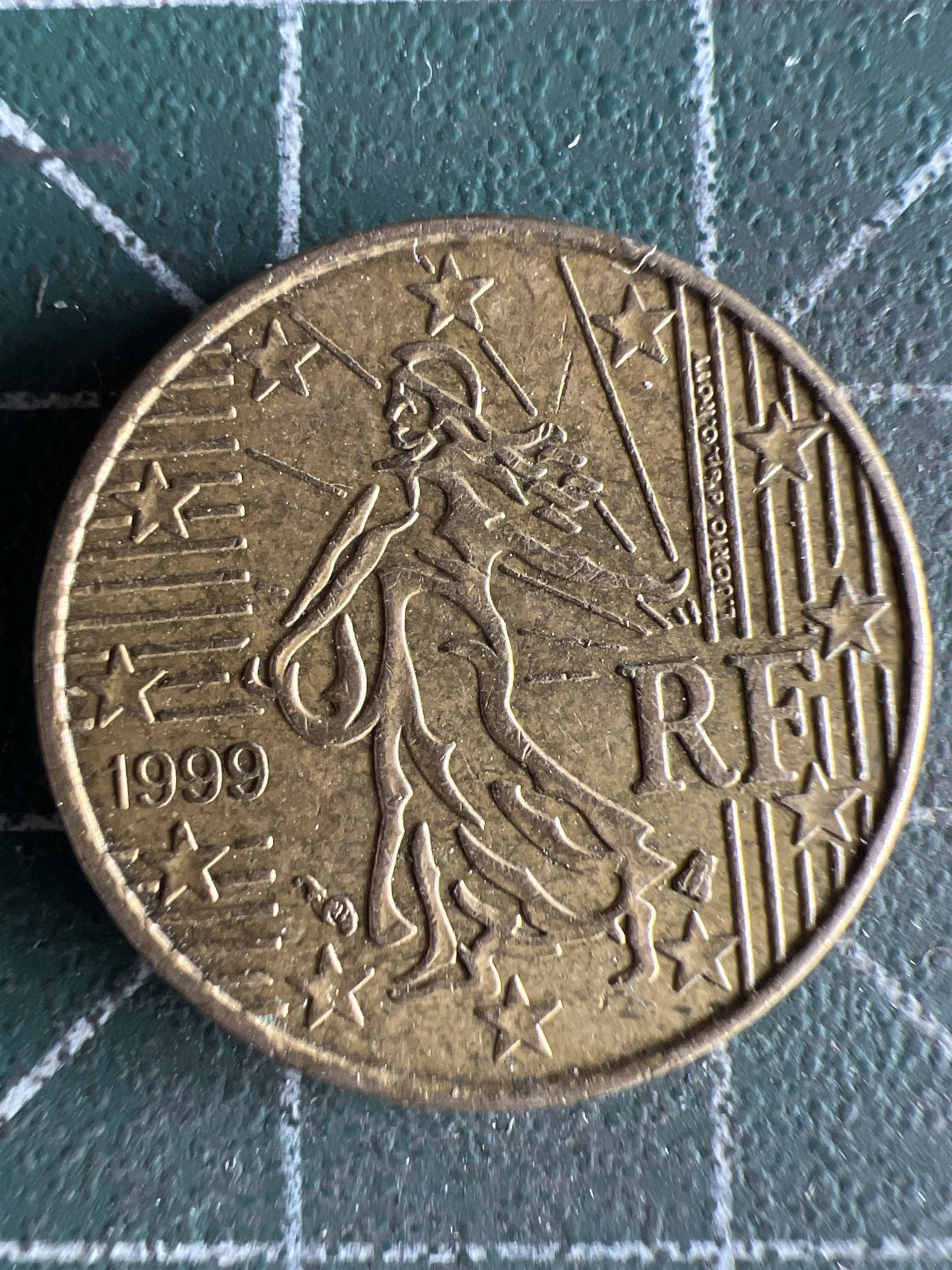 第549期 硬币专场 （无押金，捡漏，全场50包邮，偏远地区除外，接收代拍业务） 法国10欧分 1999年