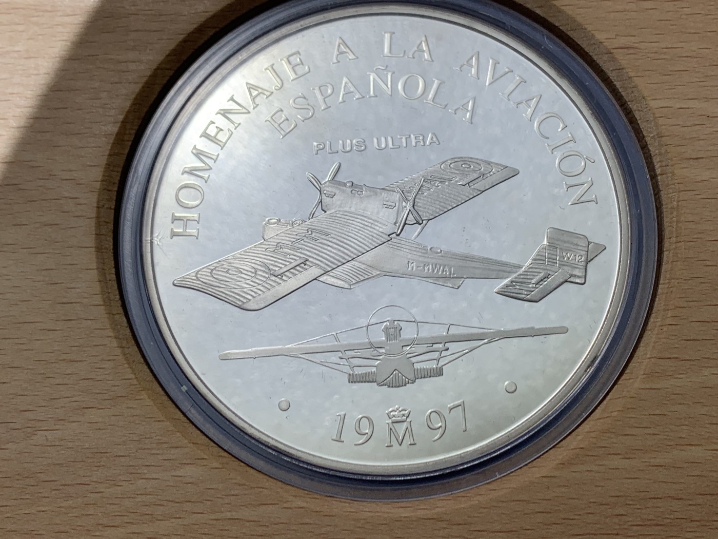 《竞宝斋》第247场-周日，周一 ，周二3场连拍 (全场包邮) 西班牙1997年 飞机系列 6.72+33.62+168.75=209.09 925银 整套难得